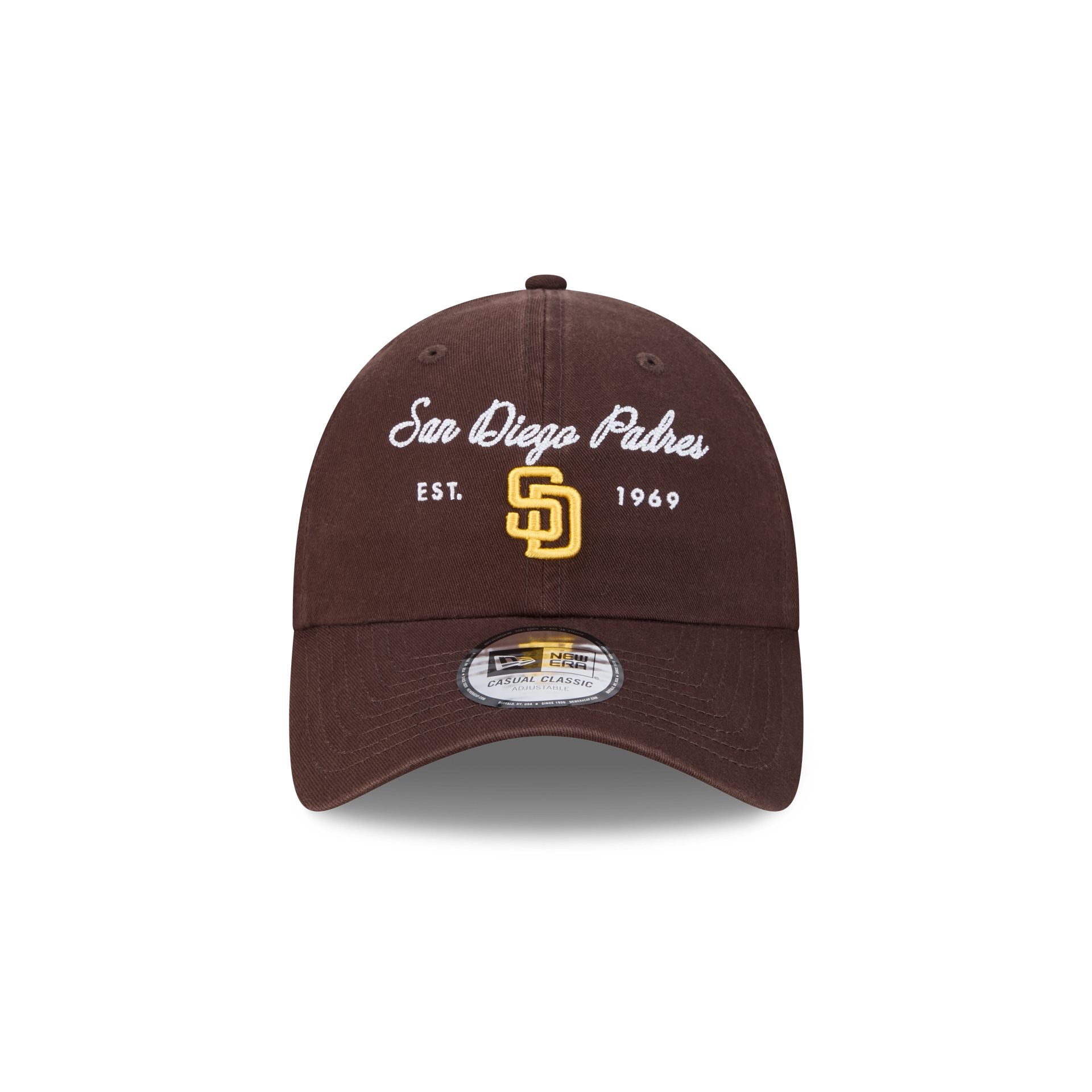 San Diego Padres Script Wordmark Casual Classic Adjustable Hat