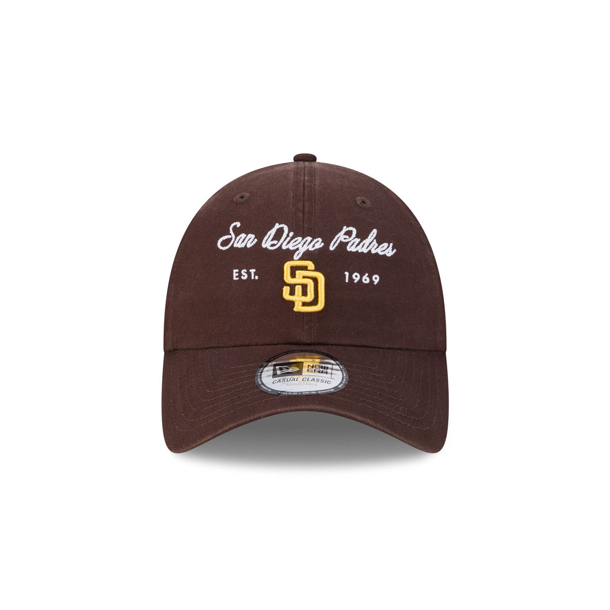 San Diego Padres Script Wordmark Casual Classic Adjustable Hat