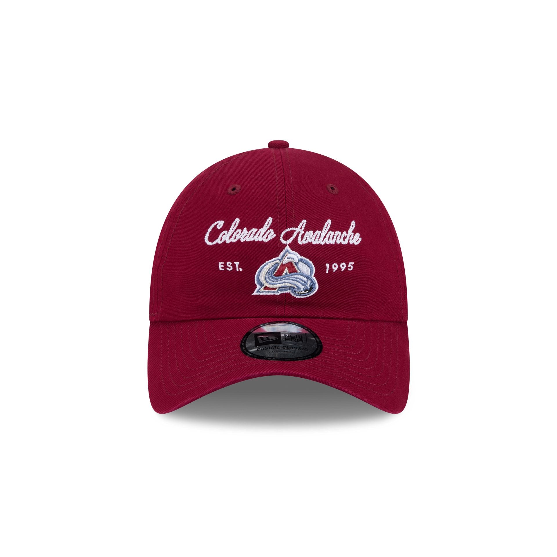 Colorado Avalanche Script Wordmark Casual Classic Adjustable Hat