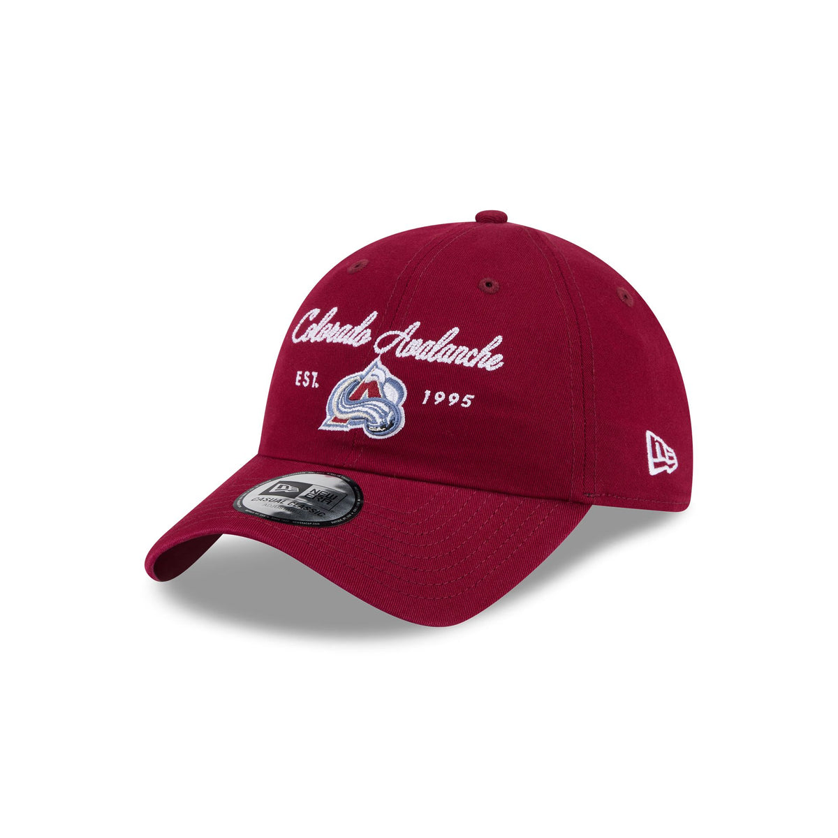 Colorado Avalanche Script Wordmark Casual Classic Adjustable Hat
