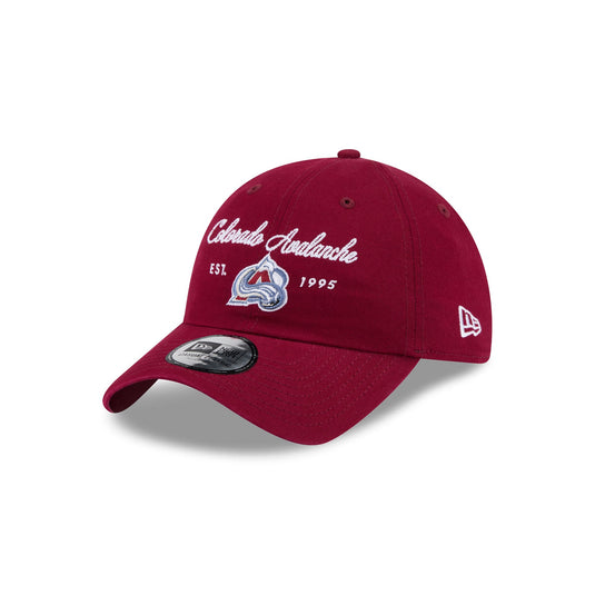 Colorado Avalanche Script Wordmark Casual Classic Adjustable Hat