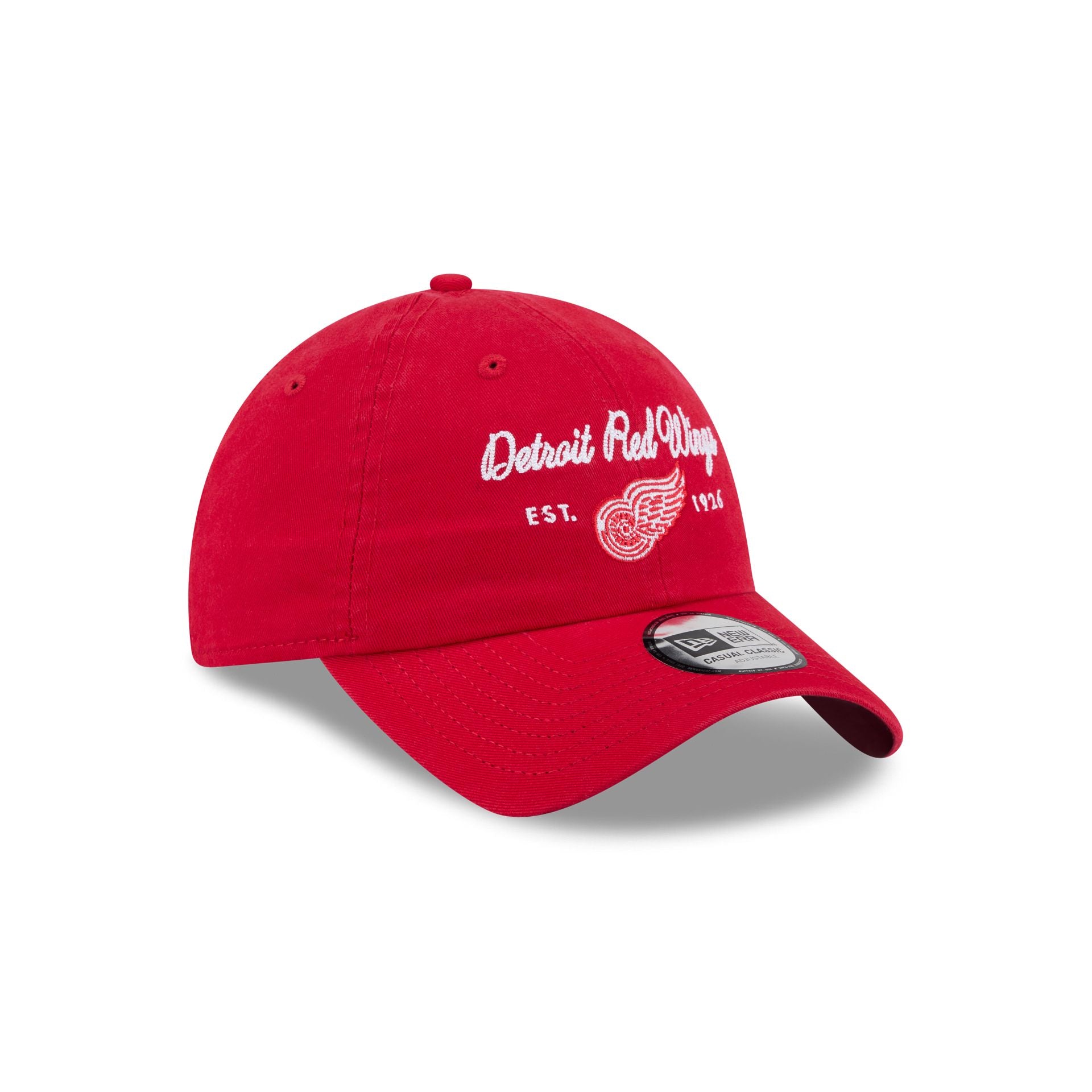 Detroit Red Wings Script Wordmark Casual Classic Adjustable Hat