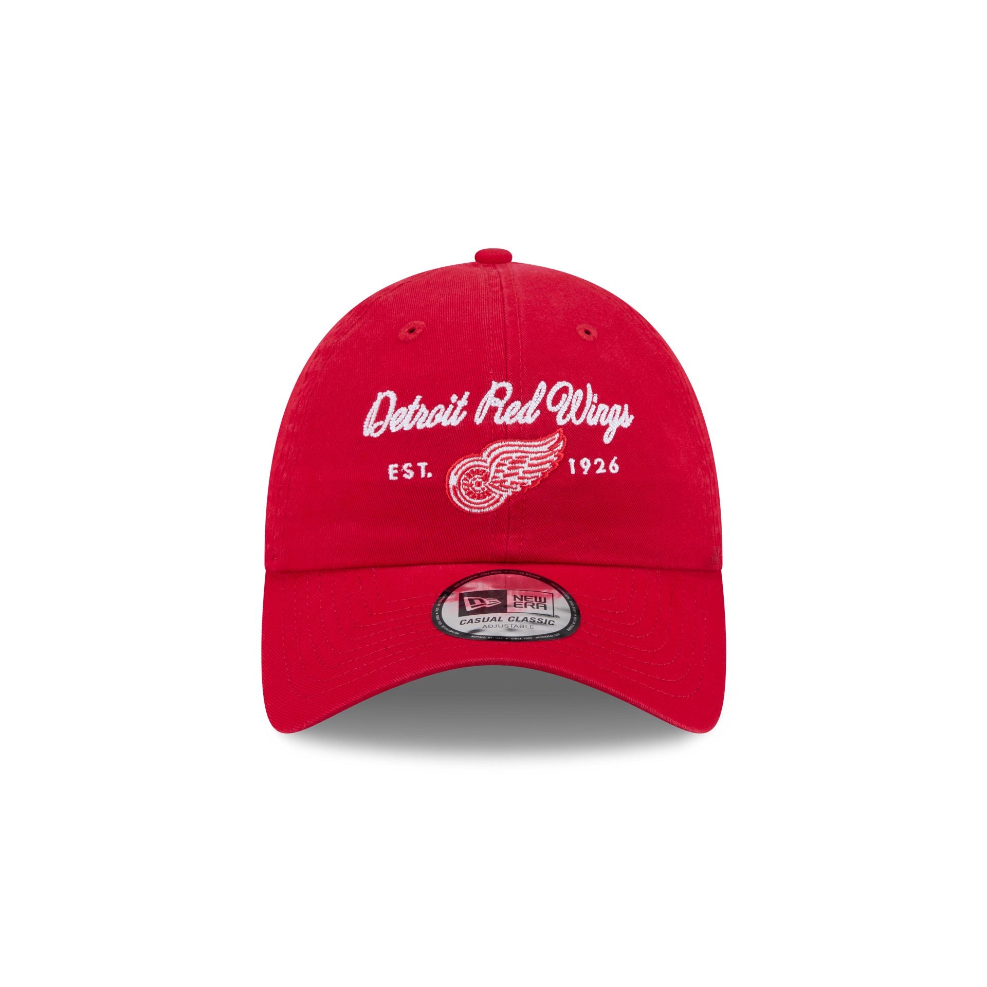 Detroit Red Wings Script Wordmark Casual Classic Adjustable Hat