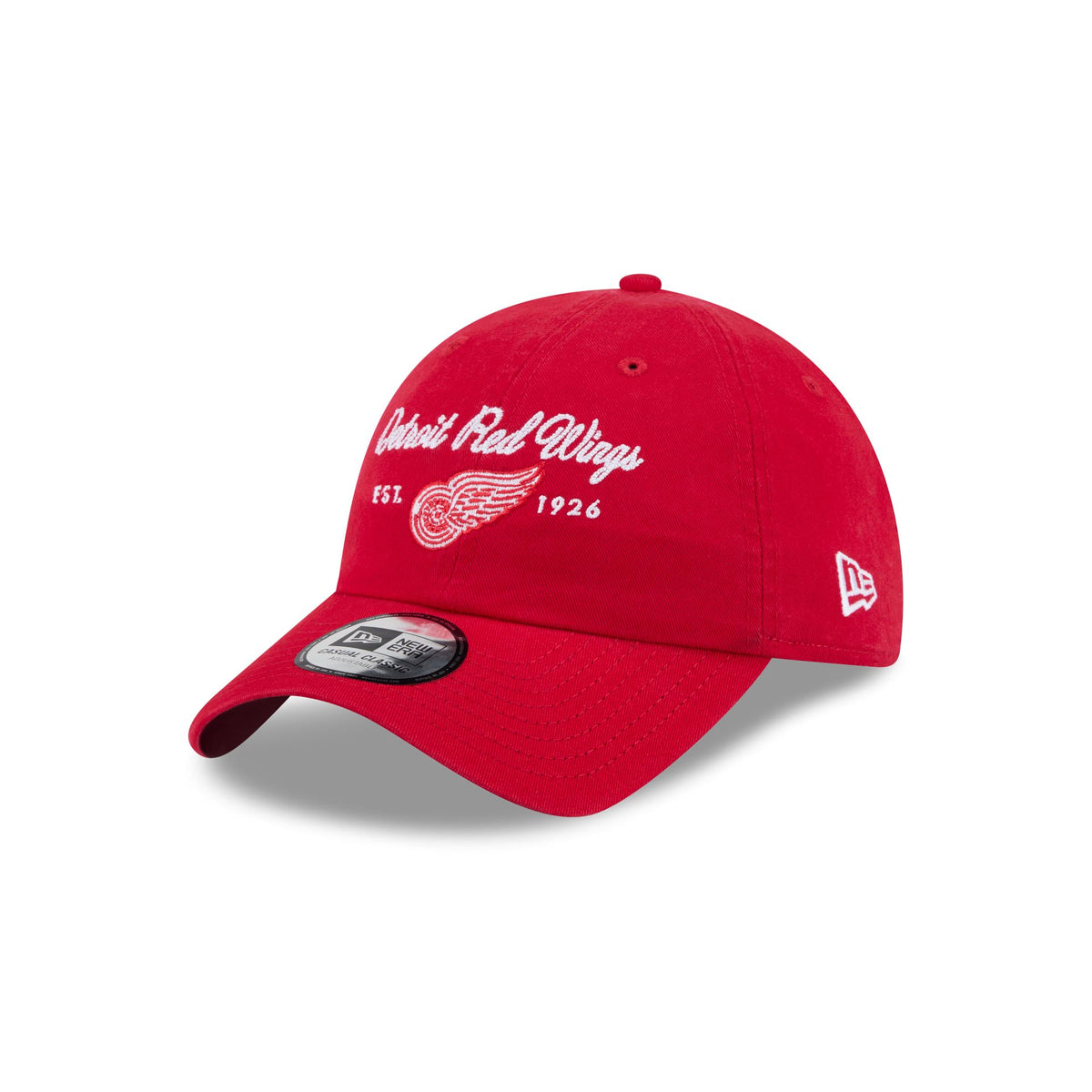 Detroit Red Wings Script Wordmark Casual Classic Adjustable Hat