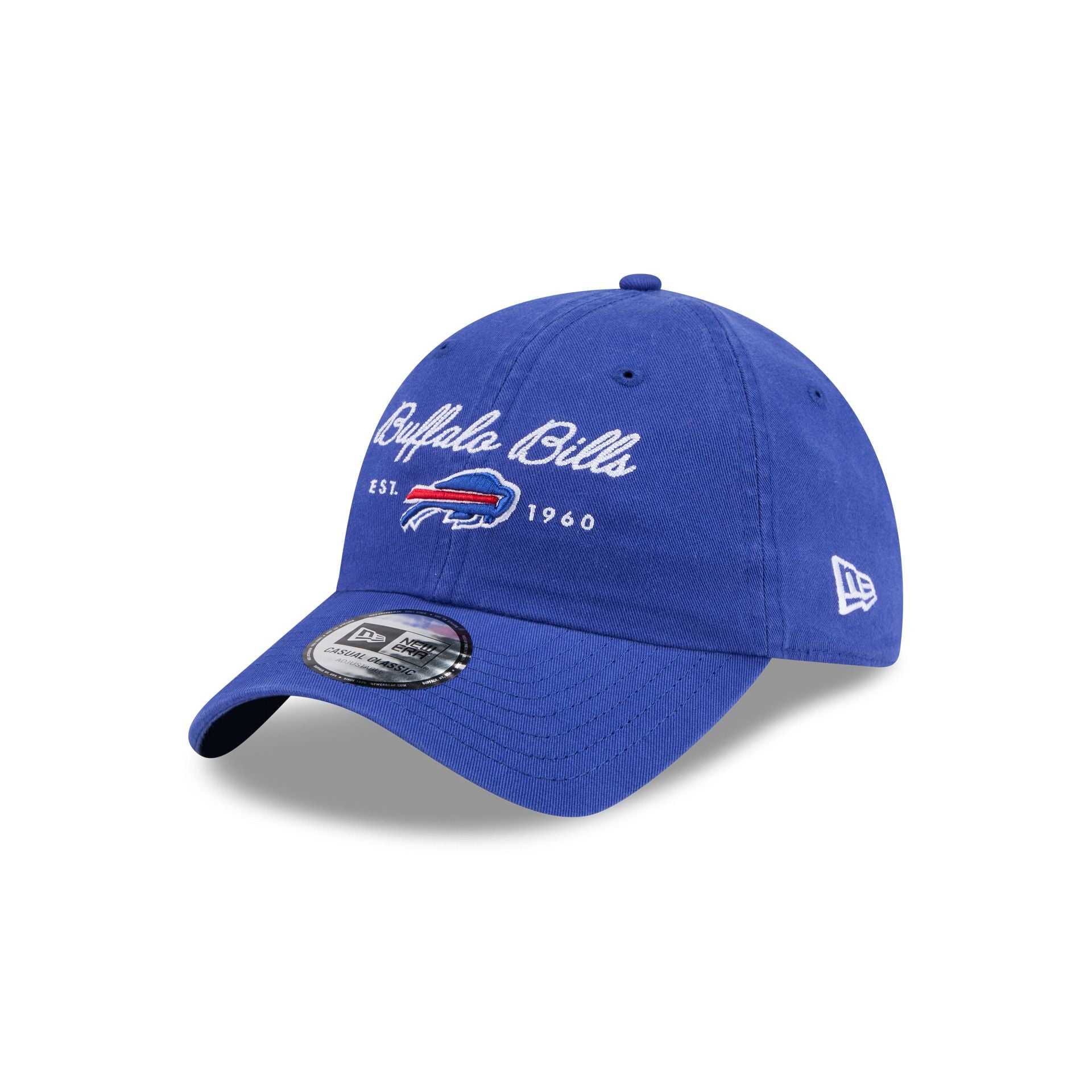 Buffalo Bills Script Wordmark Casual Classic Adjustable Hat