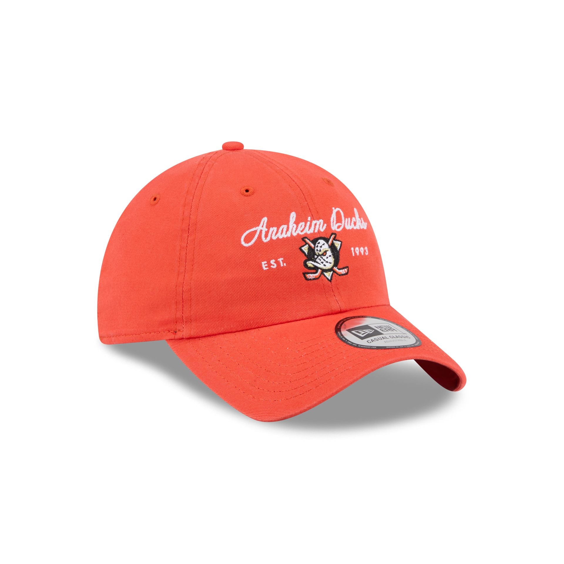 Anaheim Ducks Script Wordmark Casual Classic Adjustable Hat
