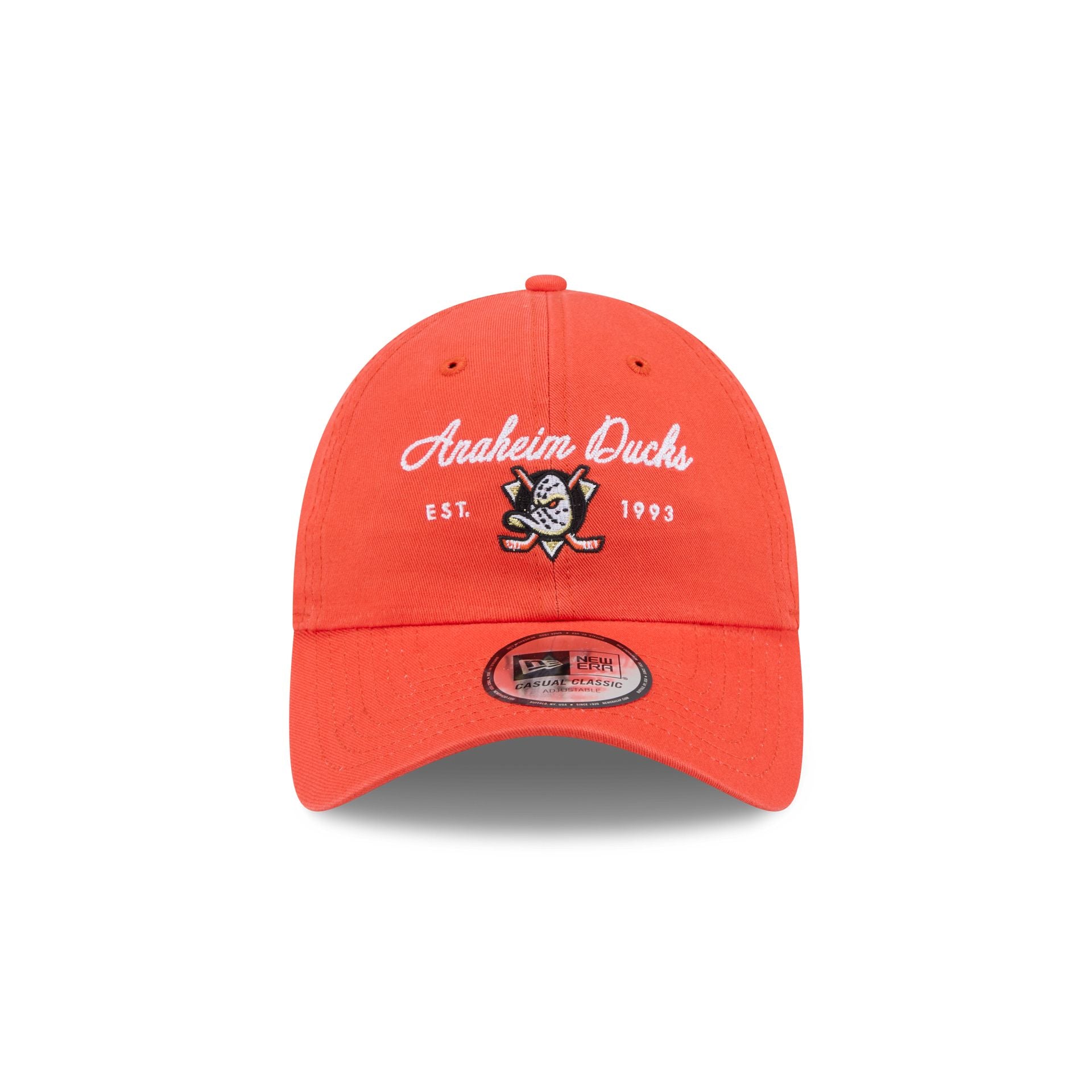 Anaheim Ducks Script Wordmark Casual Classic Adjustable Hat