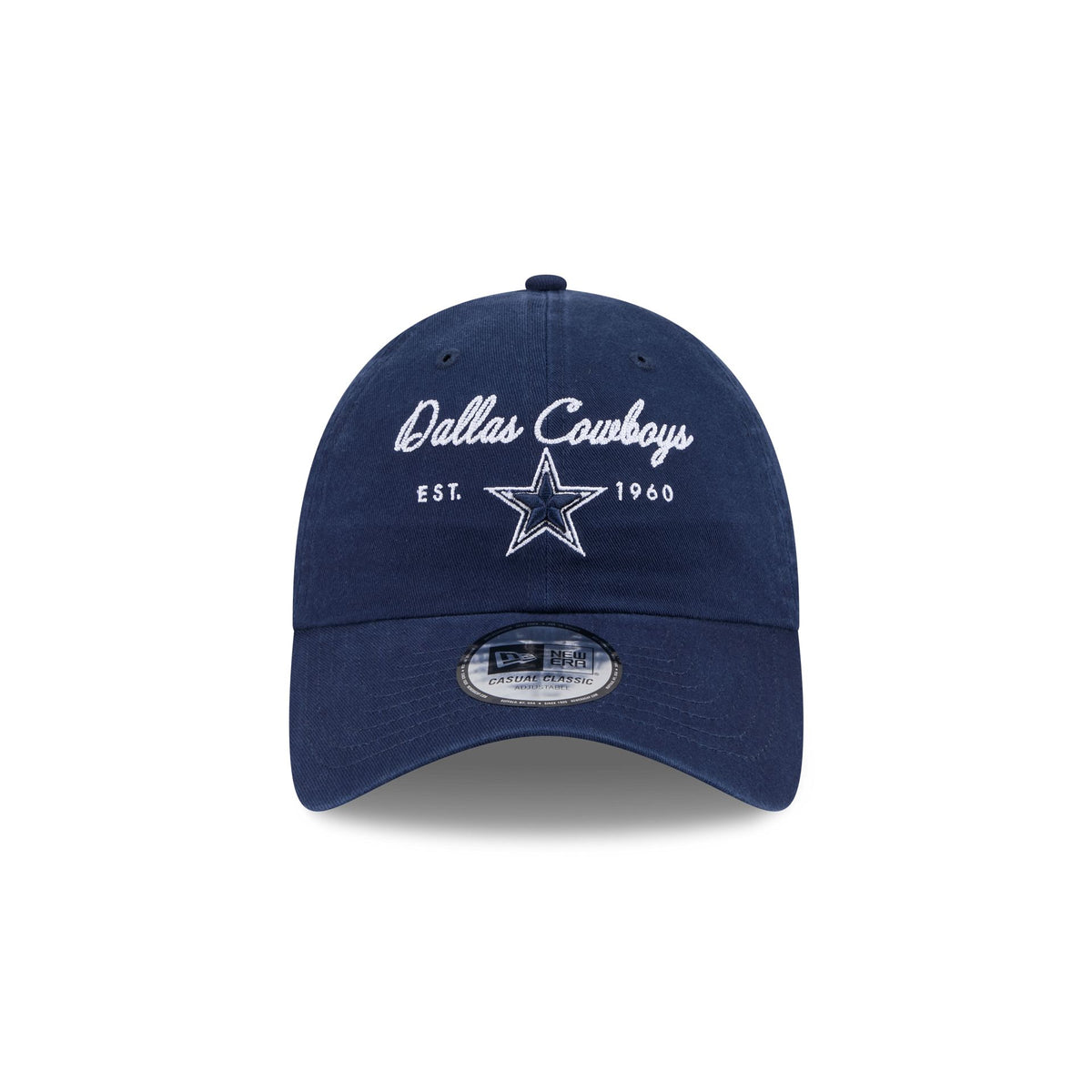 Dallas Cowboys Script Wordmark Casual Classic Adjustable Hat