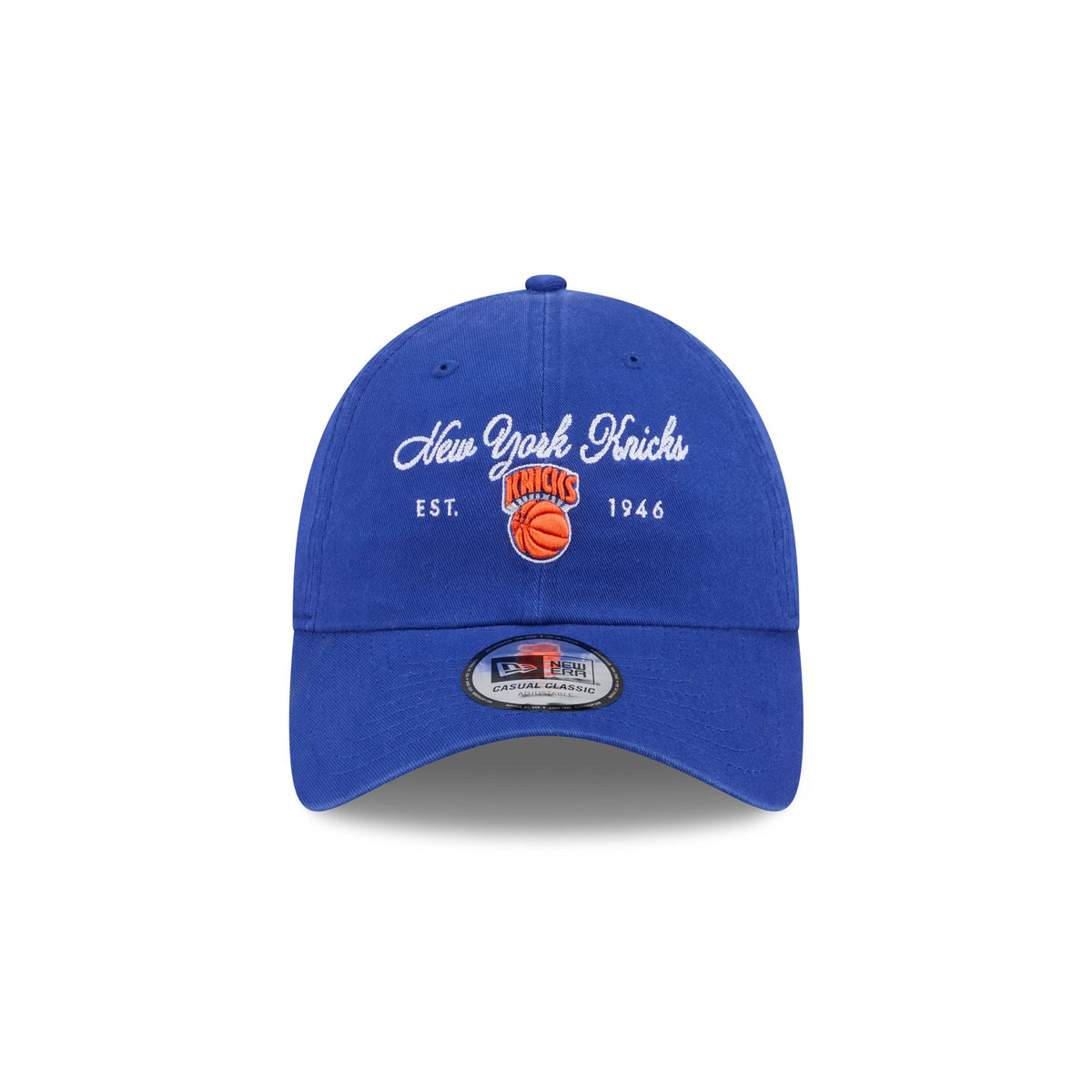 New York Knicks Script Wordmark Casual Classic Adjustable Hat