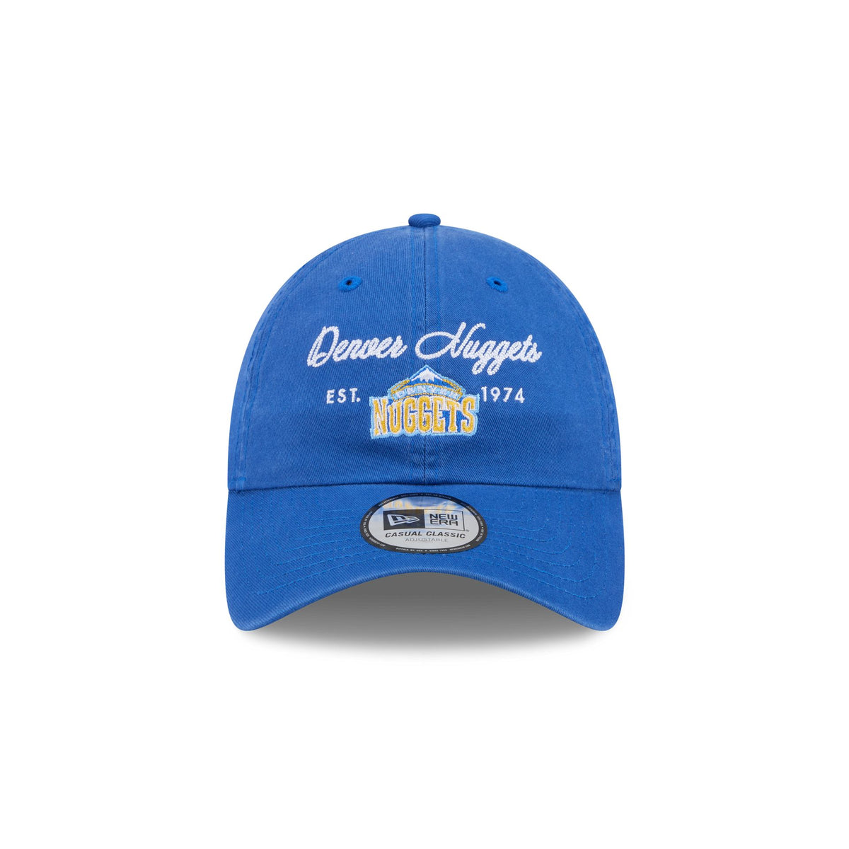 Denver Nuggets Script Wordmark Casual Classic Adjustable Hat