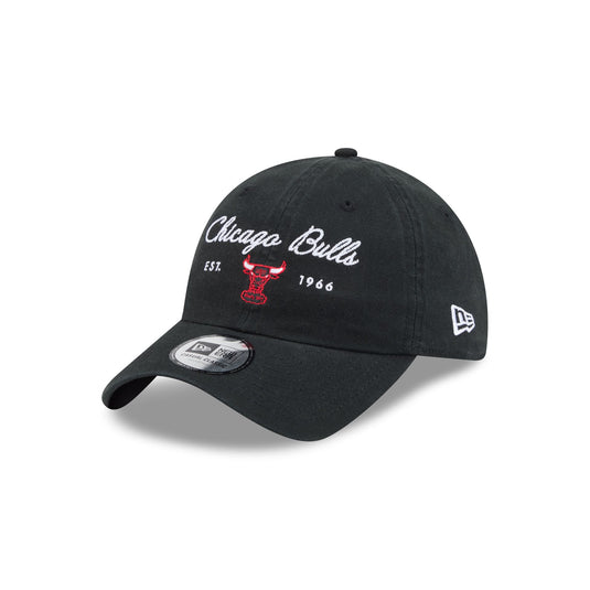 Chicago Bulls Script Wordmark Casual Classic Adjustable Hat