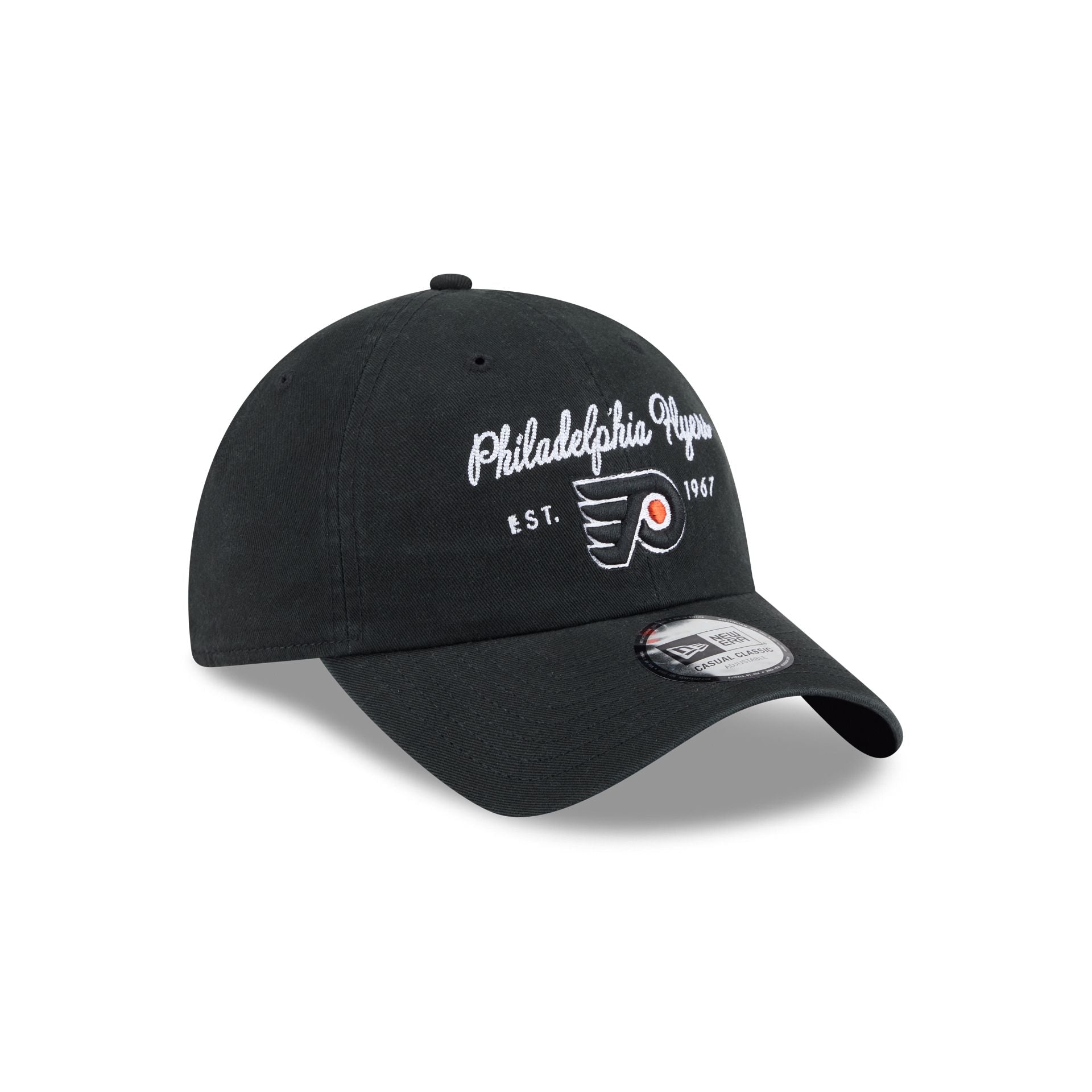 Philadelphia Flyers Script Wordmark Casual Classic Adjustable Hat