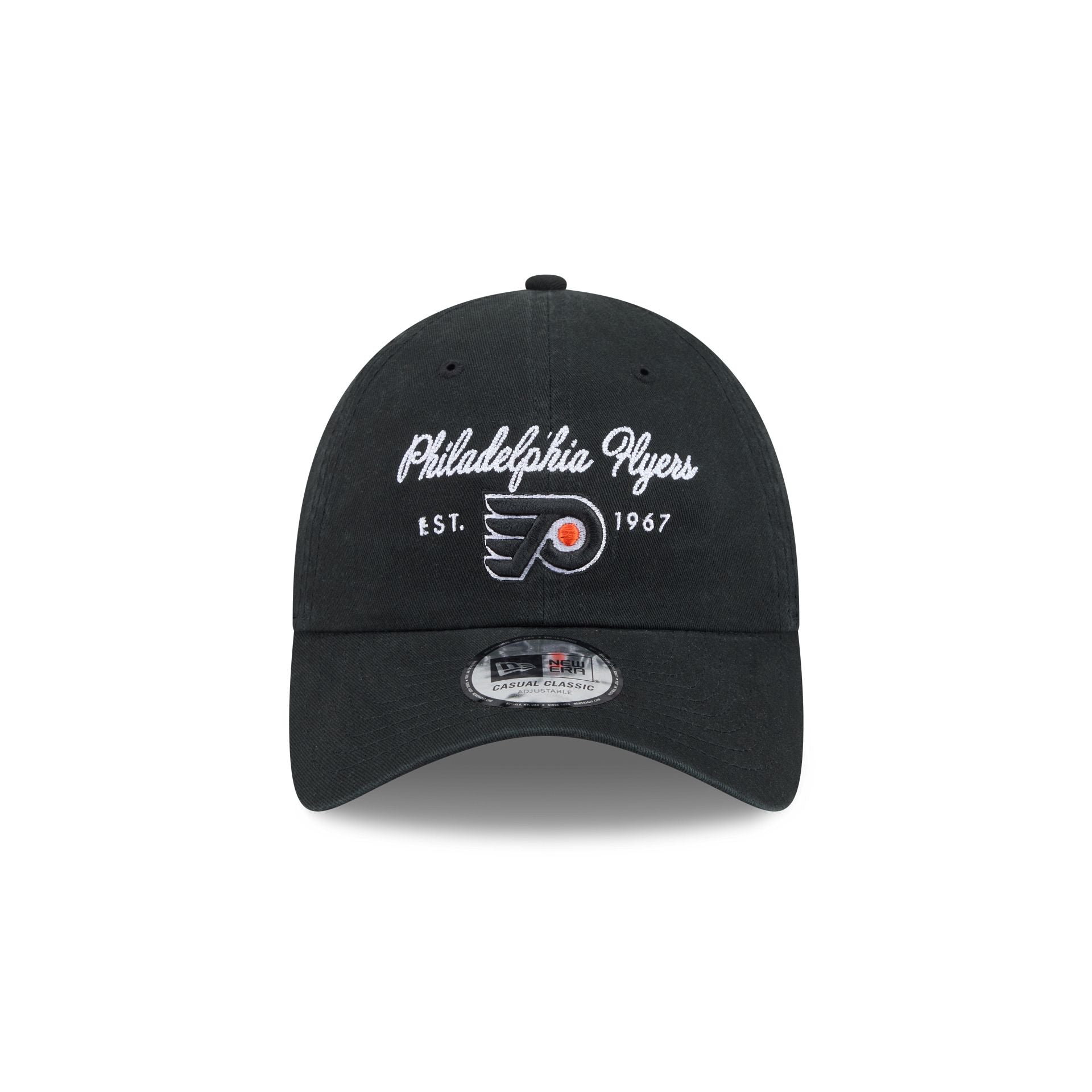 Philadelphia Flyers Script Wordmark Casual Classic Adjustable Hat