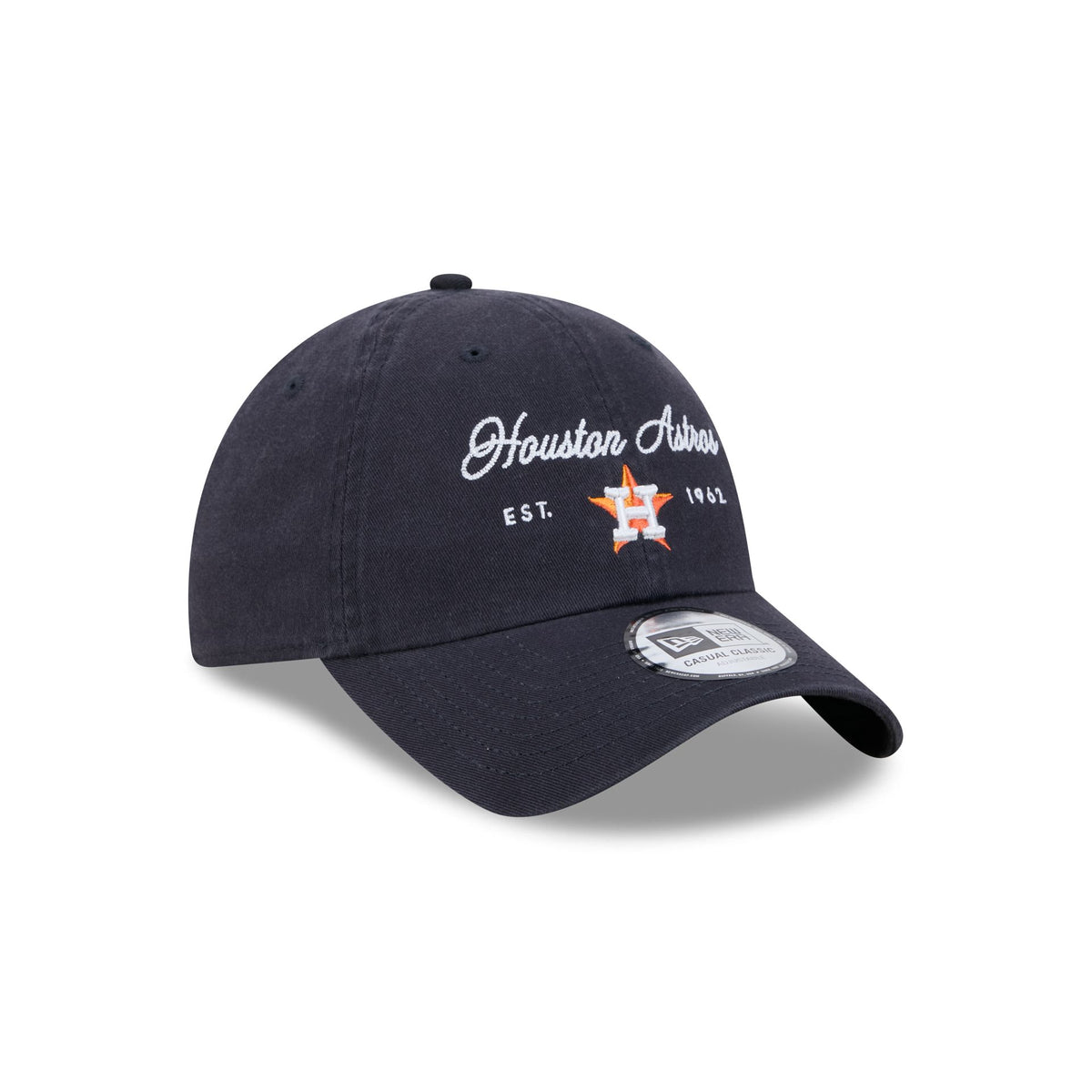 Houston Astros Script Wordmark Casual Classic Adjustable Hat