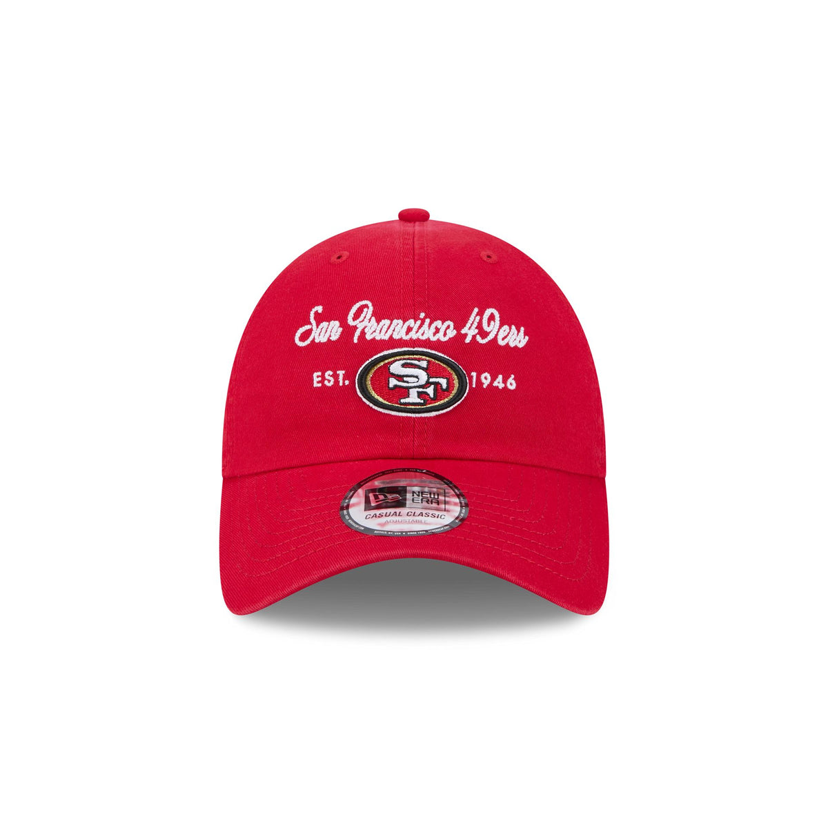 San Francisco 49ers Script Wordmark Casual Classic Adjustable Hat
