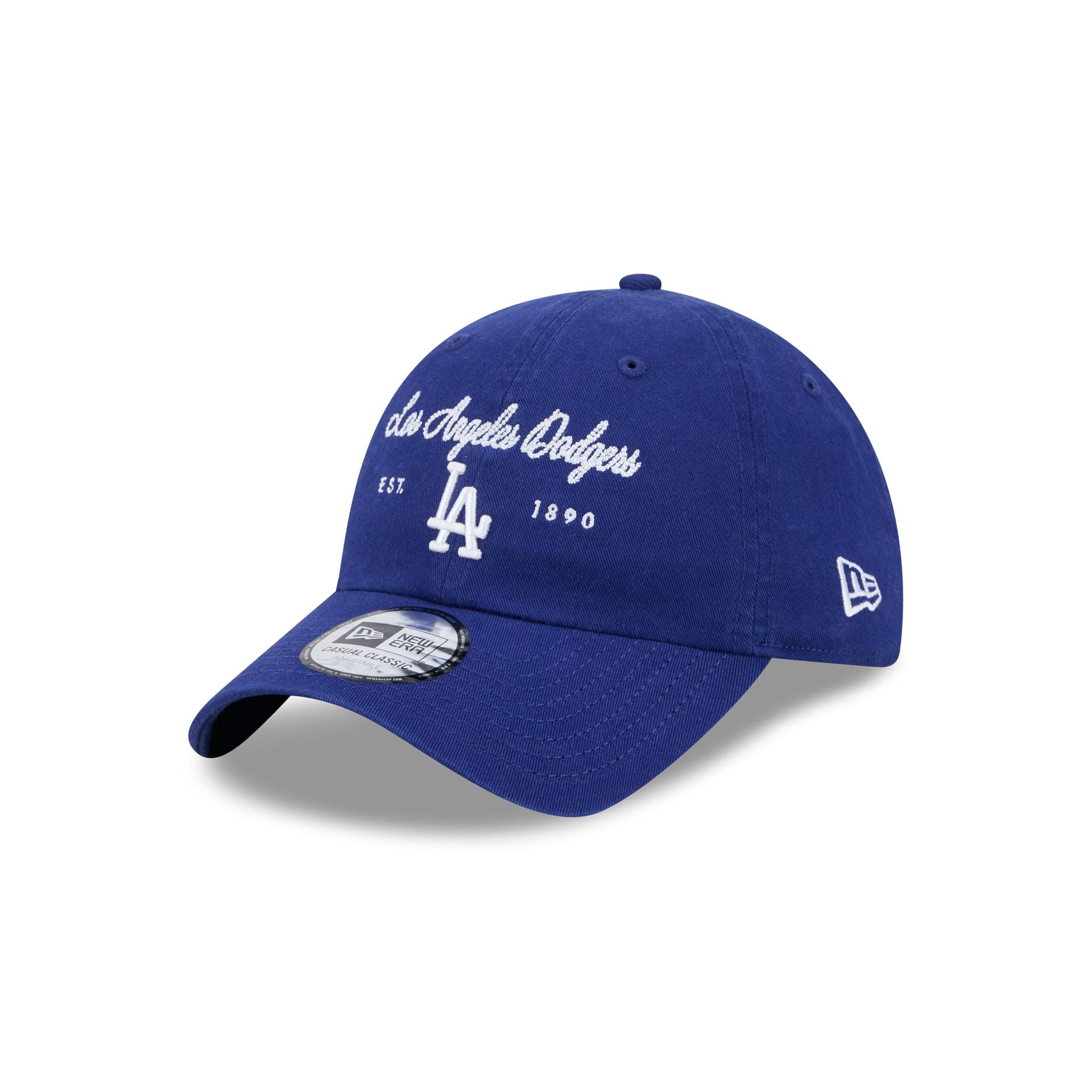 Los Angeles Dodgers Script Wordmark Casual Classic Adjustable Hat