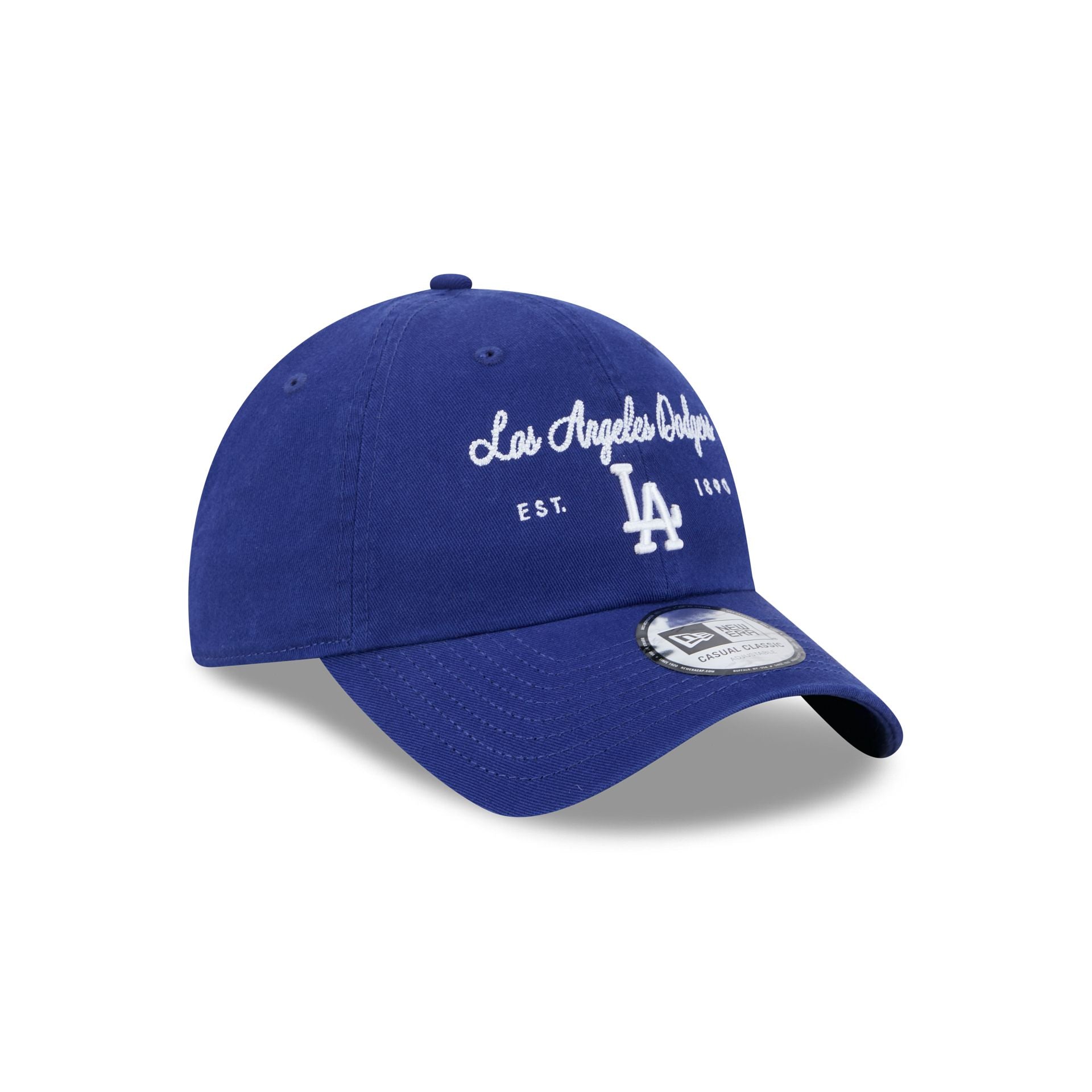 Los Angeles Dodgers Script Wordmark Casual Classic Adjustable Hat