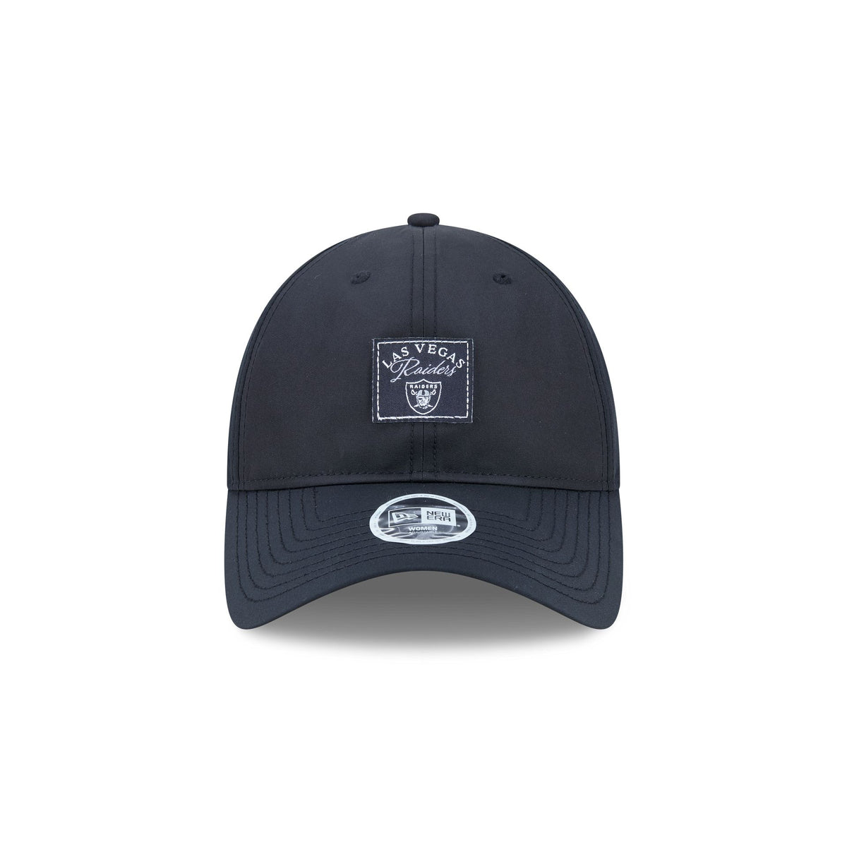 Las Vegas Raiders Woven Patch Women's Open Back Ponytail Hat