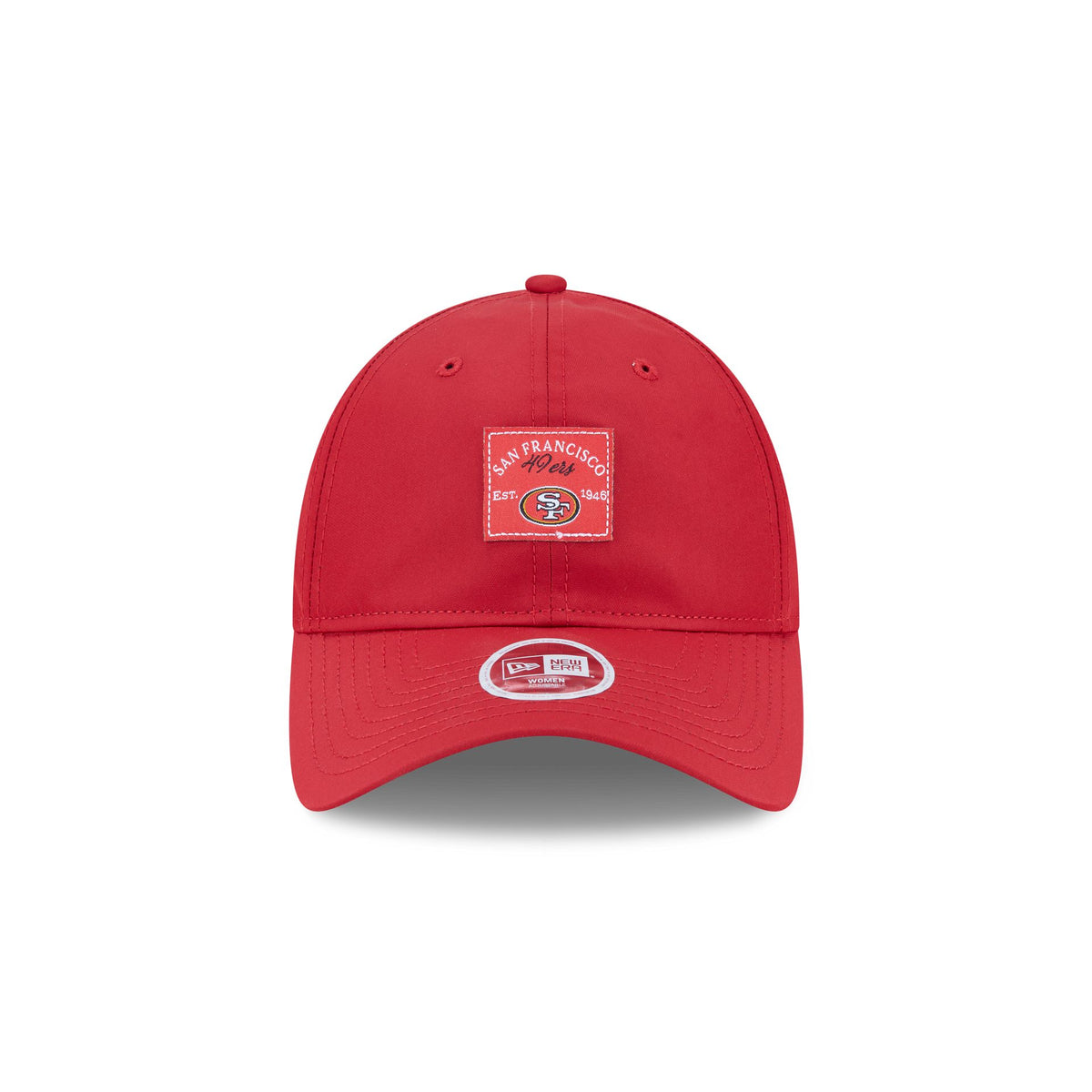 San Francisco 49ers Woven Patch Women's Open Back Ponytail Hat