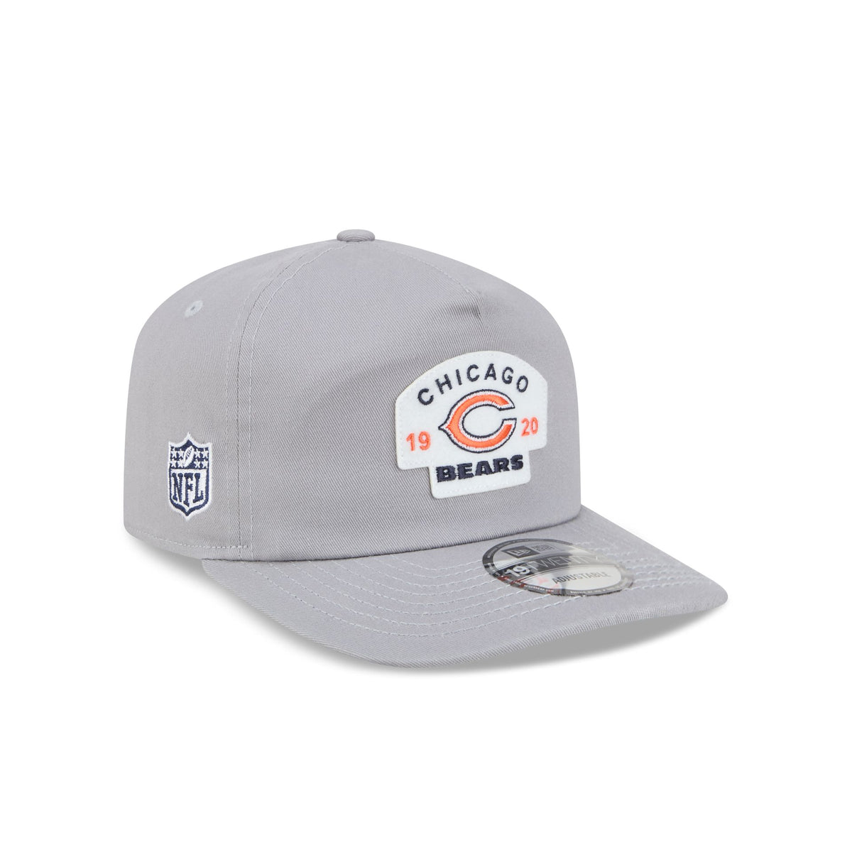 Chicago Bears Felt Patch Gray 19TWENTY Snapback Hat
