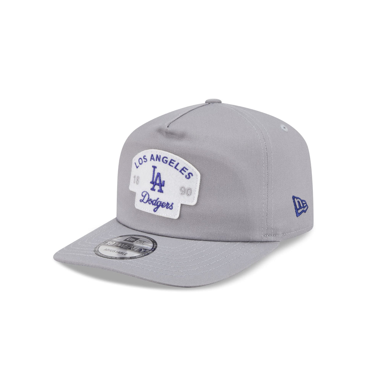 Los Angeles Dodgers Felt Patch Gray 19TWENTY Snapback Hat