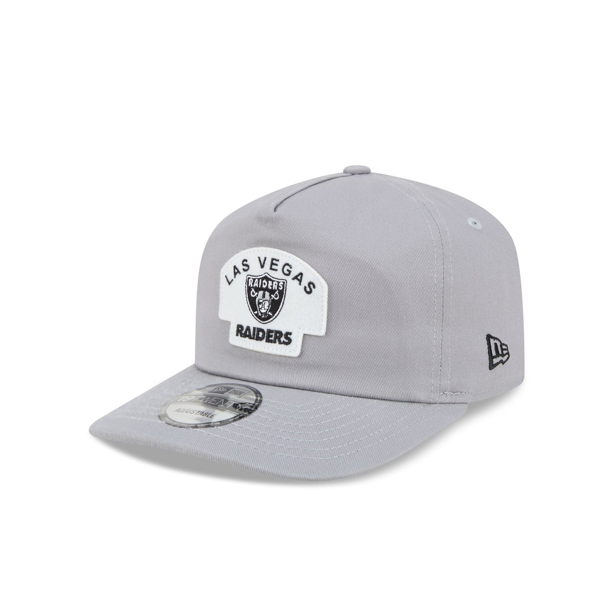 Las Vegas Raiders Felt Patch Gray 19TWENTY Snapback Hat
