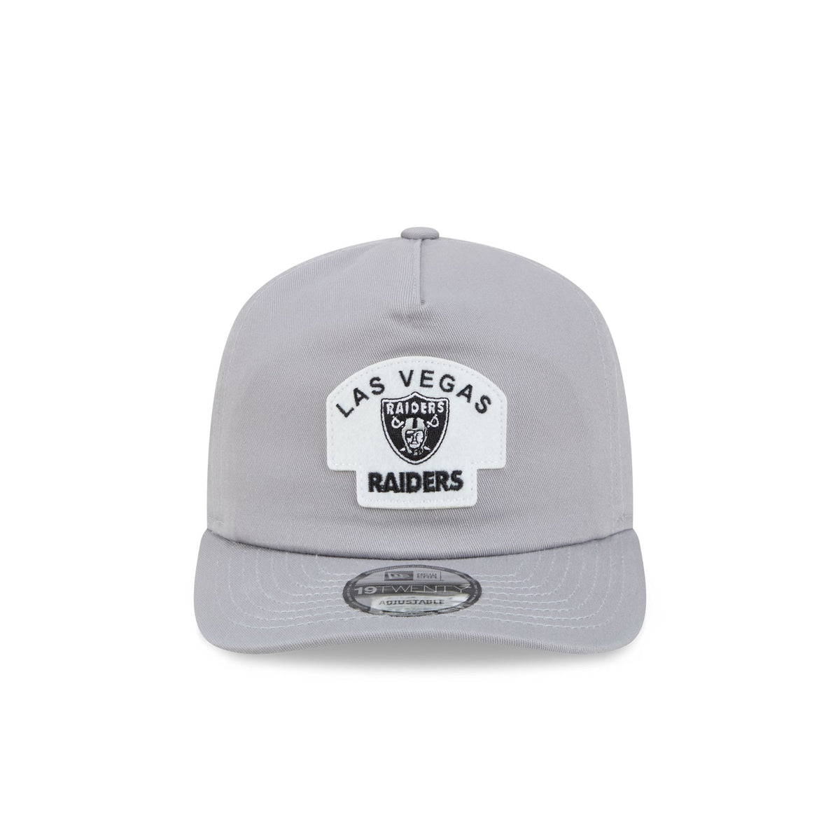 Las Vegas Raiders Felt Patch Gray 19TWENTY Snapback Hat