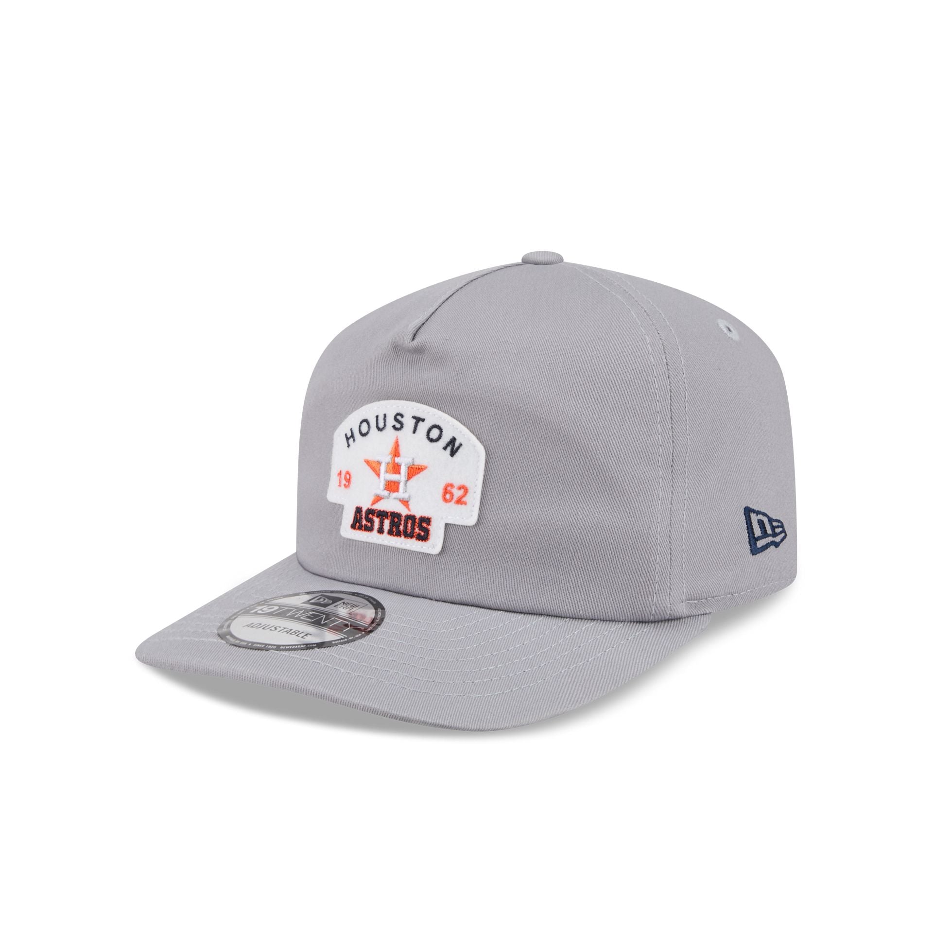 Houston Astros Felt Patch Gray 19TWENTY Snapback Hat