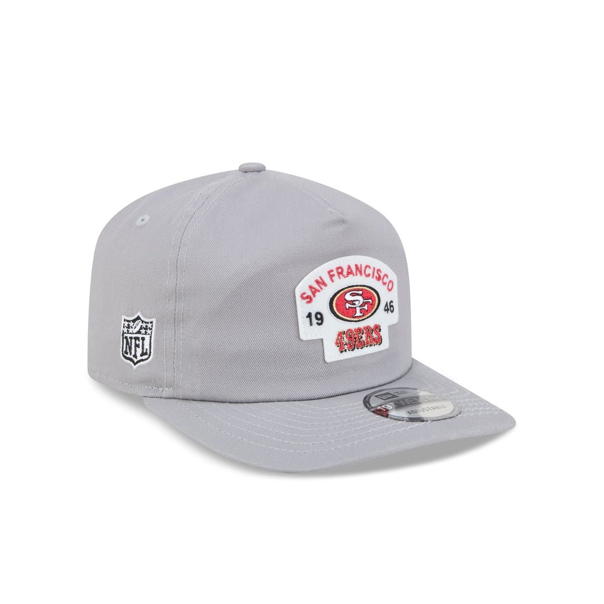 San Francisco 49ers Felt Patch Gray 19TWENTY Snapback Hat