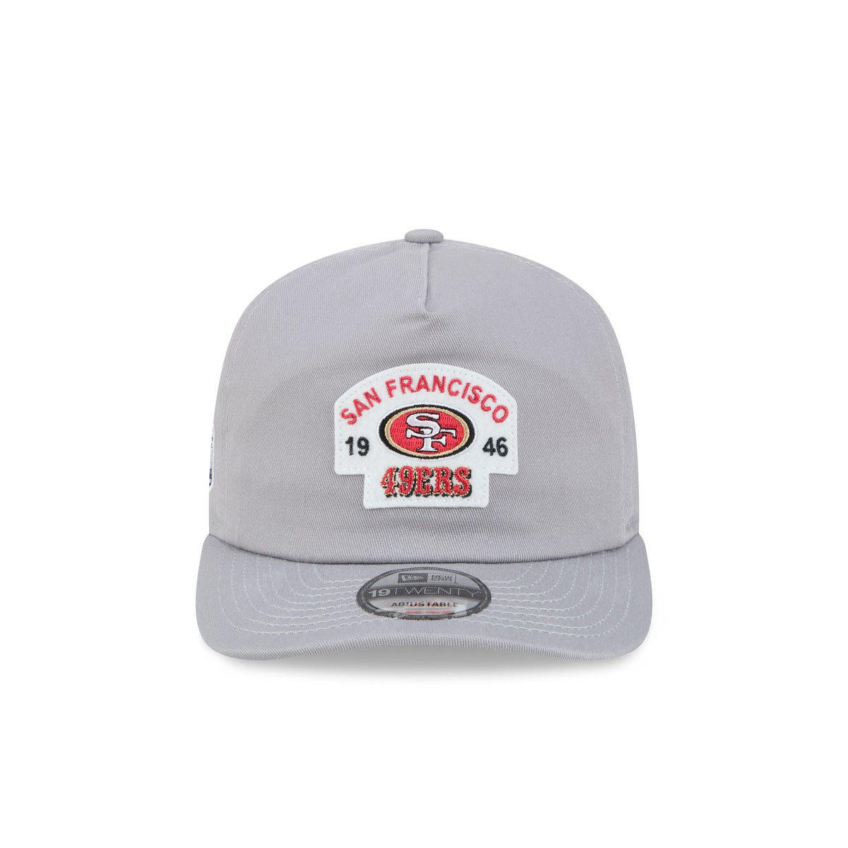 San Francisco 49ers Felt Patch Gray 19TWENTY Snapback Hat
