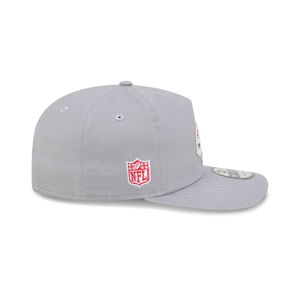 Kansas City Chiefs Felt Patch Gray 19TWENTY Snapback Hat