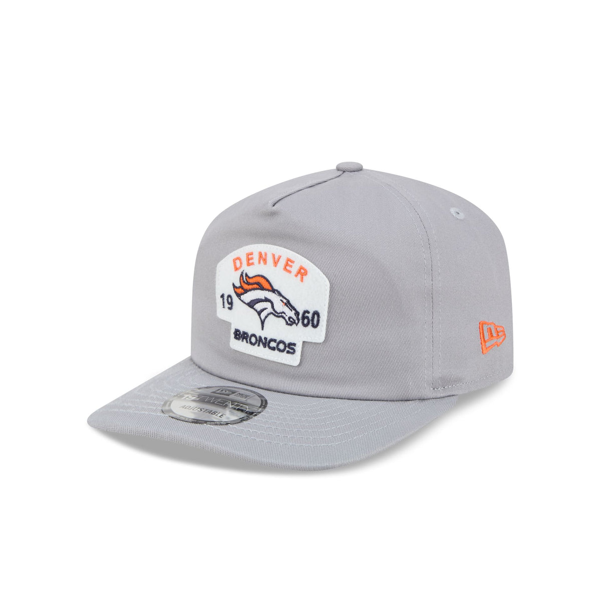 Denver Broncos Felt Patch Gray 19TWENTY Snapback Hat