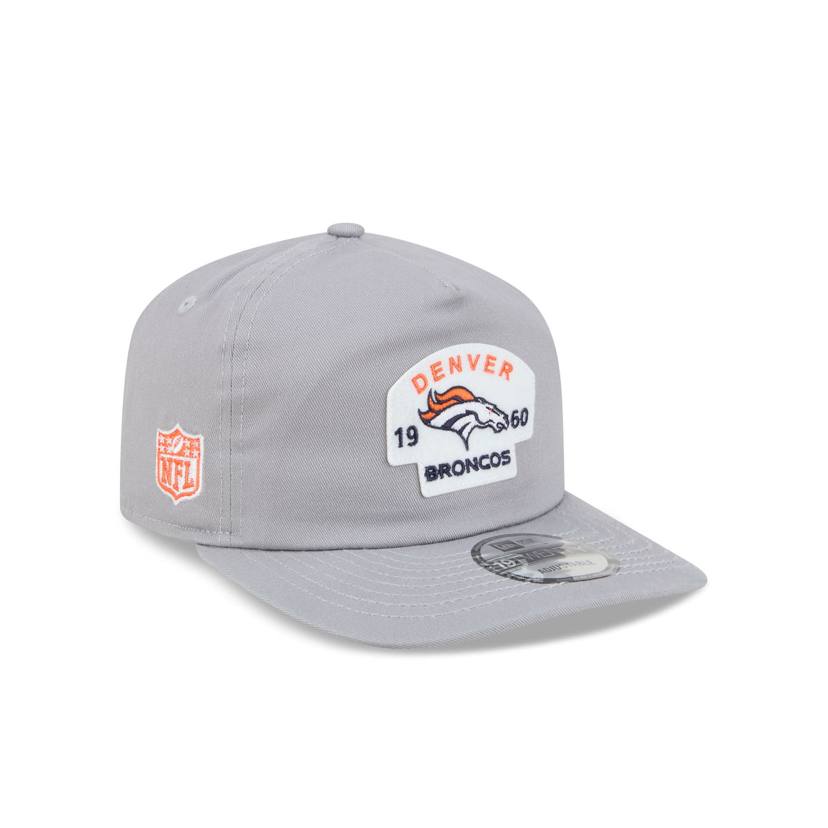 Denver Broncos Felt Patch Gray 19TWENTY Snapback Hat