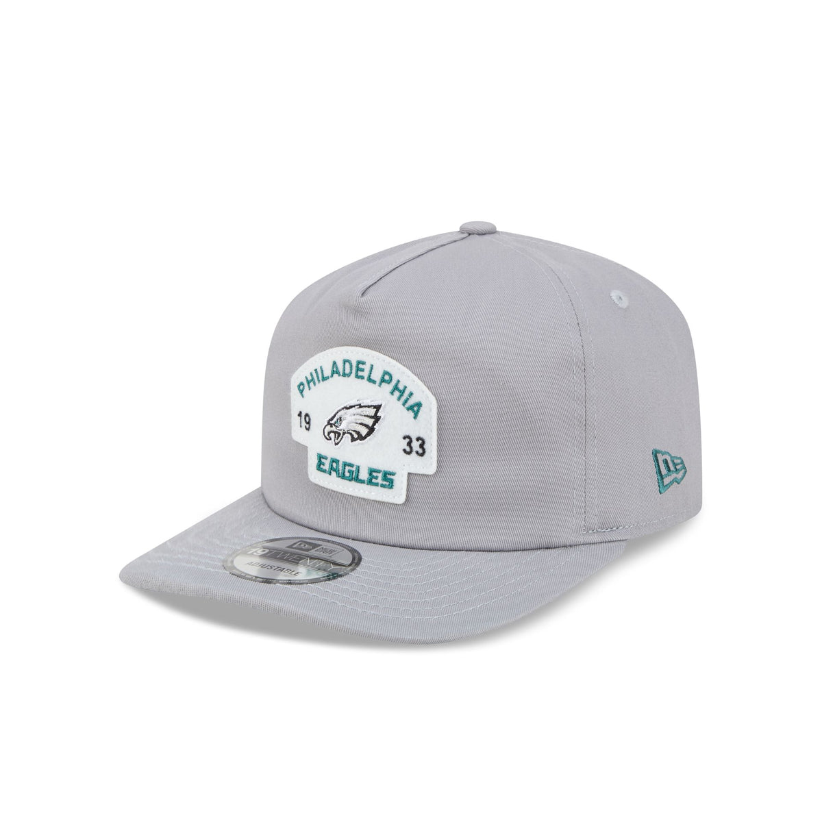 Philadelphia Eagles Felt Patch Gray 19TWENTY Snapback Hat