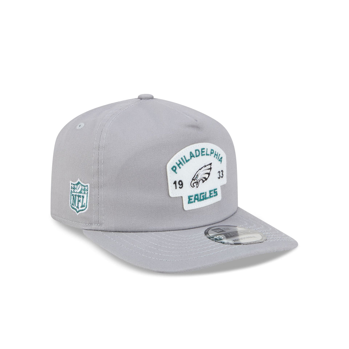 Philadelphia Eagles Felt Patch Gray 19TWENTY Snapback Hat