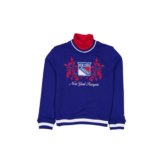 New York Rangers Sport Classics Women's Turtleneck Sweatshirt