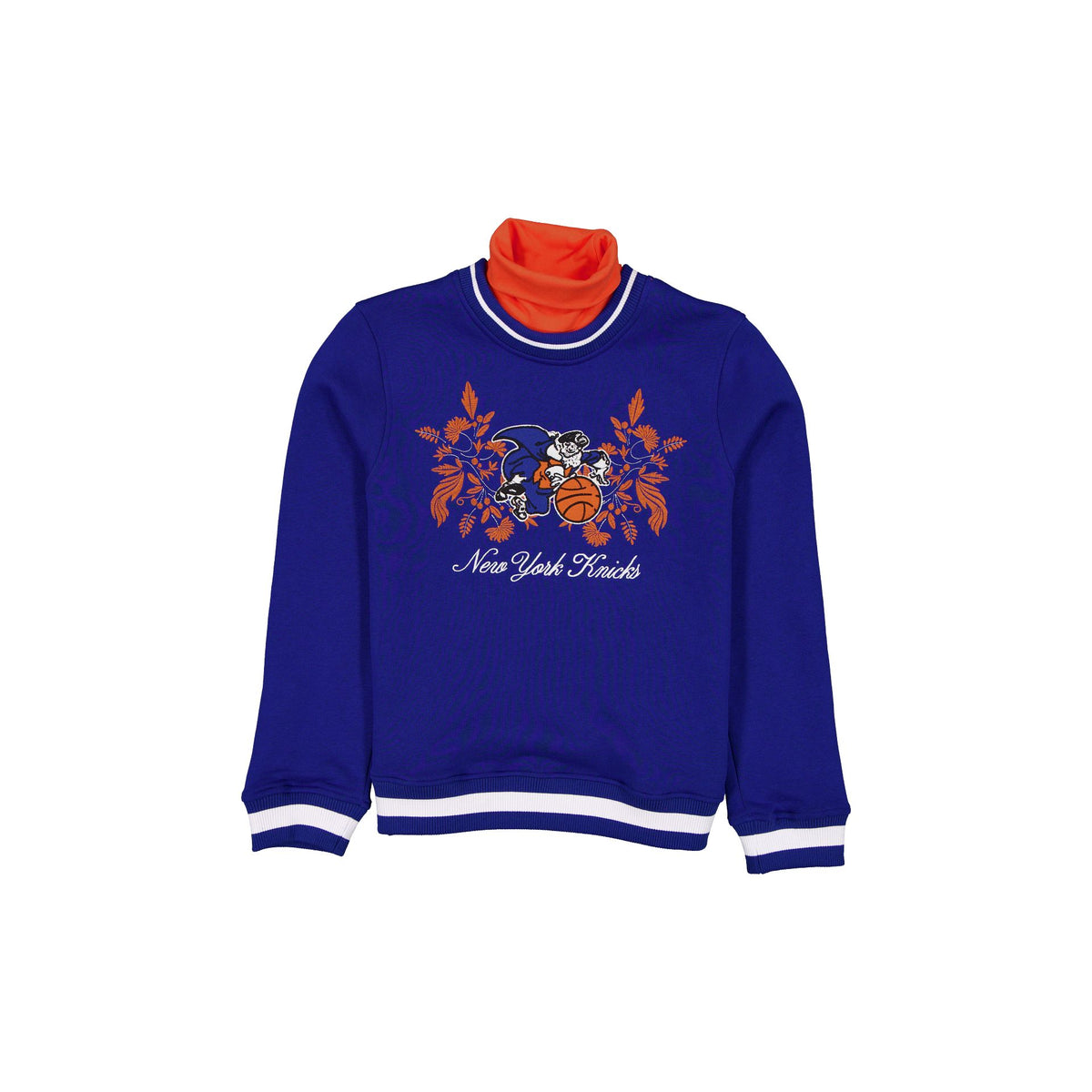 New York Knicks Sport Classics Women's Turtleneck Sweatshirt