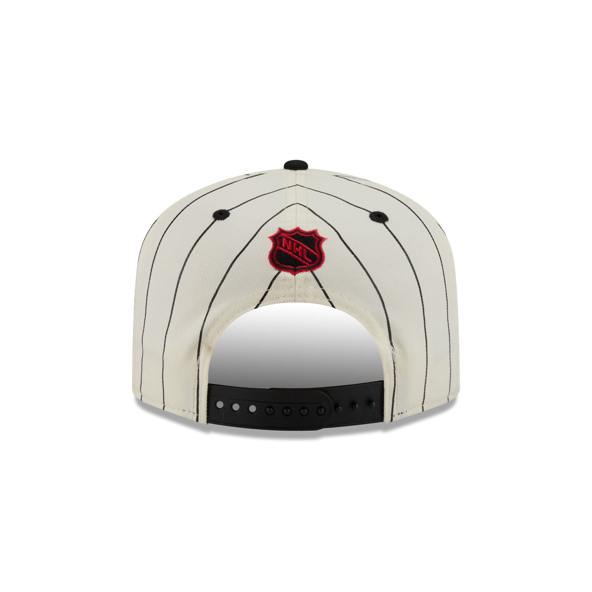 Chicago Blackhawks Chrome White Pinstripe 19TWENTY Snapback Hat