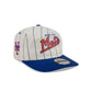 New York Mets Chrome White Pinstripe 19TWENTY Snapback Hat