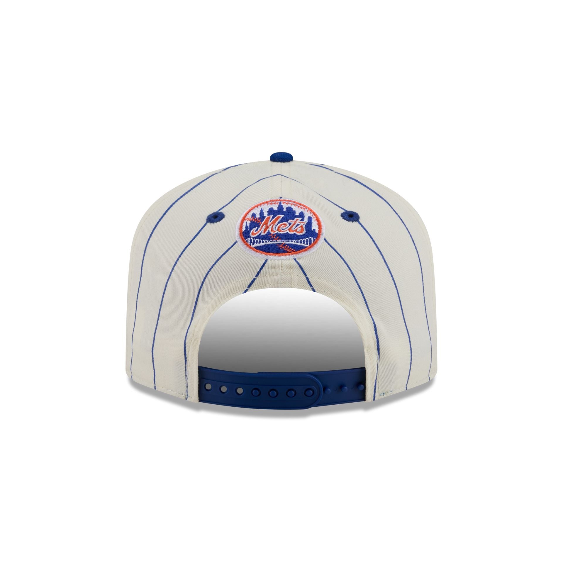 New York Mets Chrome White Pinstripe 19TWENTY Snapback Hat