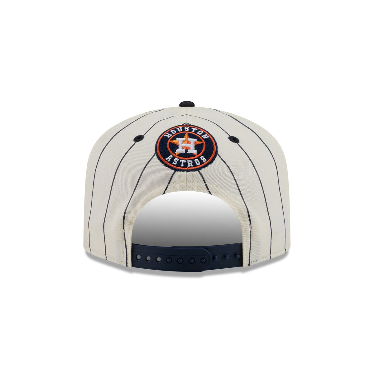Houston Astros Chrome White Pinstripe 19TWENTY Snapback Hat