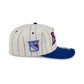 New York Rangers Chrome White Pinstripe 19TWENTY Snapback Hat