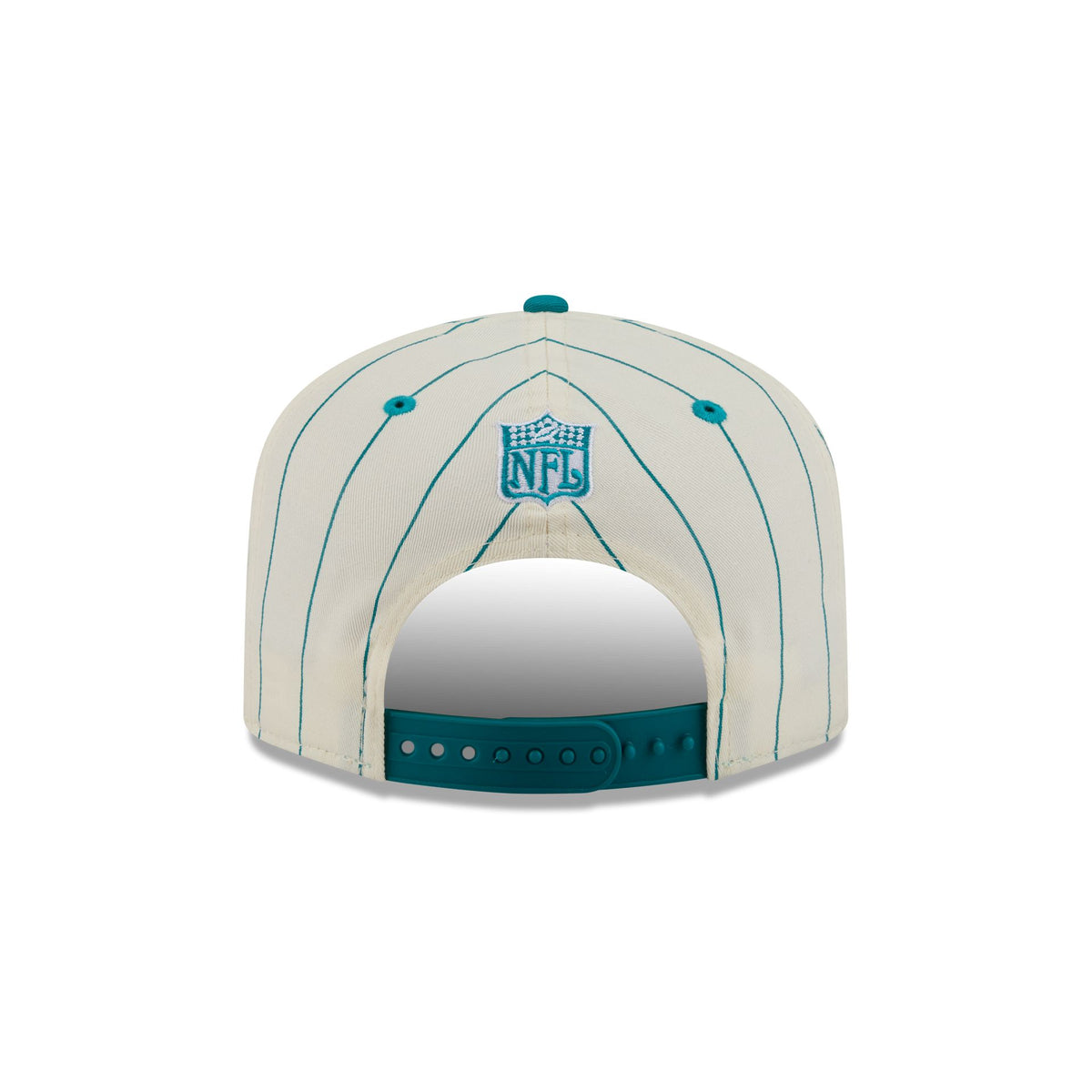 Miami Dolphins Chrome White Pinstripe 19TWENTY Snapback Hat