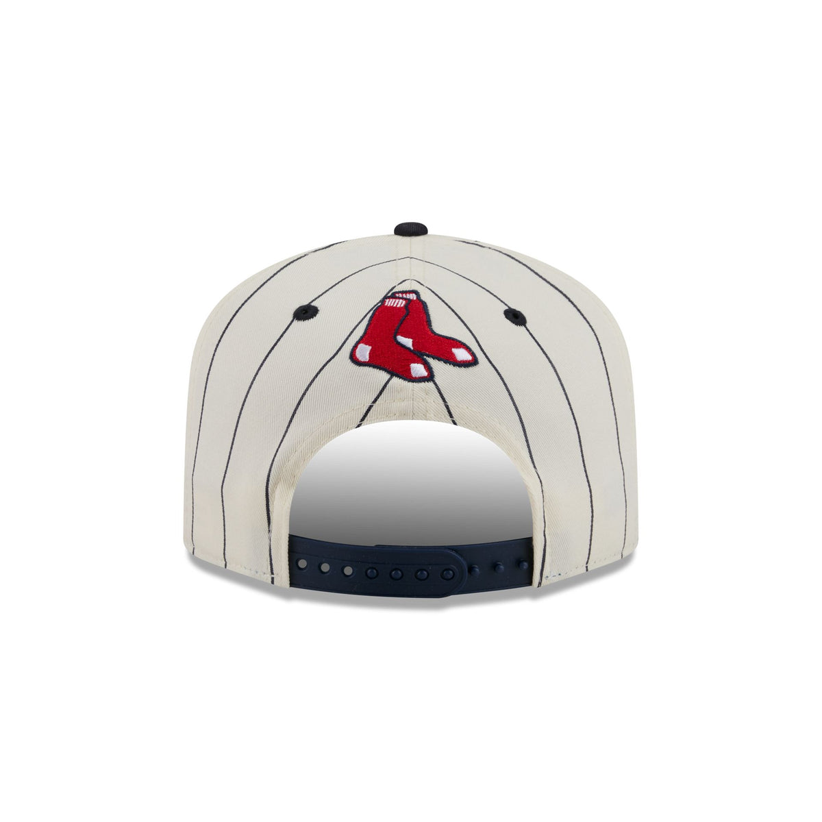 Boston Red Sox Chrome White Pinstripe 19TWENTY Snapback Hat