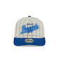 Denver Nuggets Chrome White Pinstripe 19TWENTY Snapback Hat