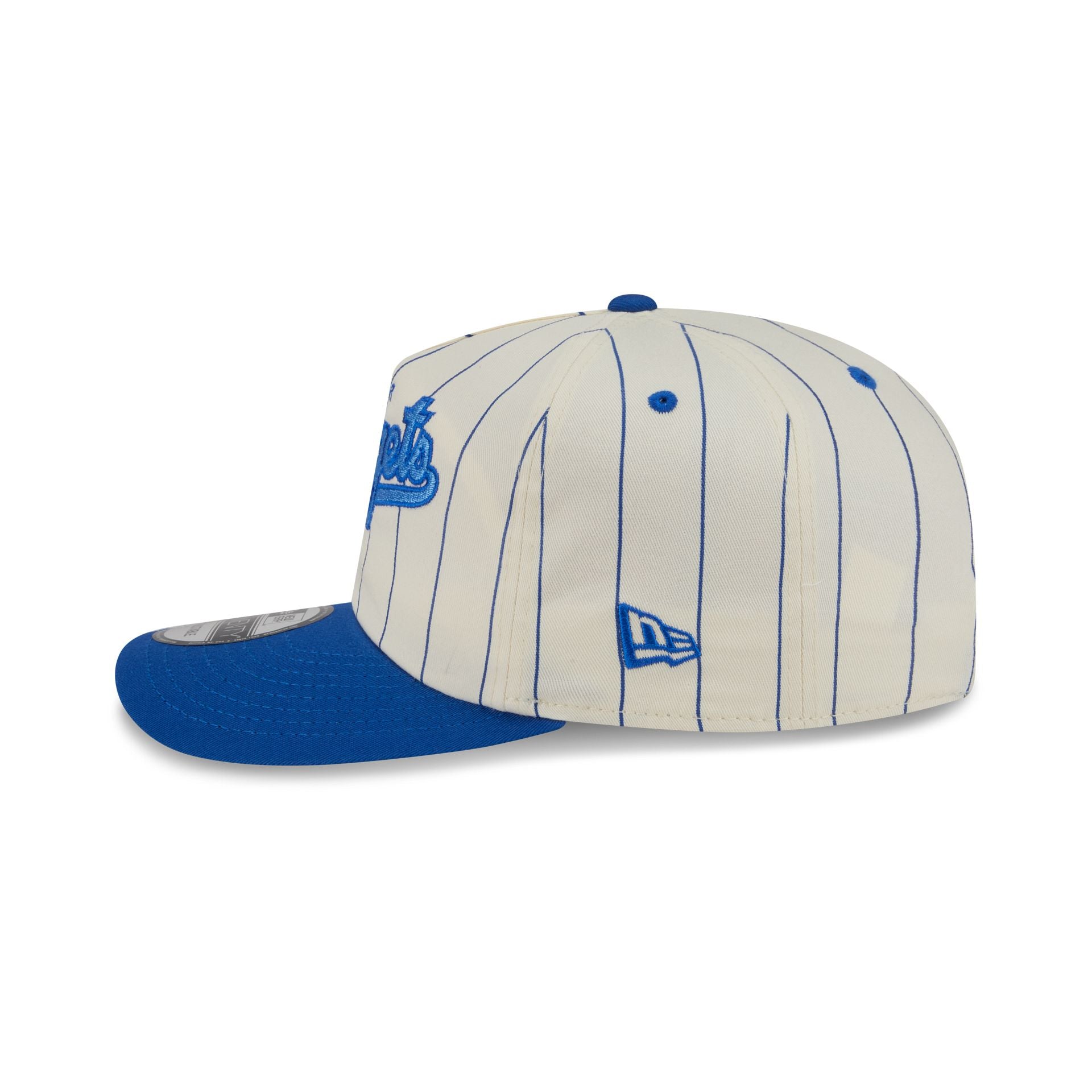 Denver Nuggets Chrome White Pinstripe 19TWENTY Snapback Hat