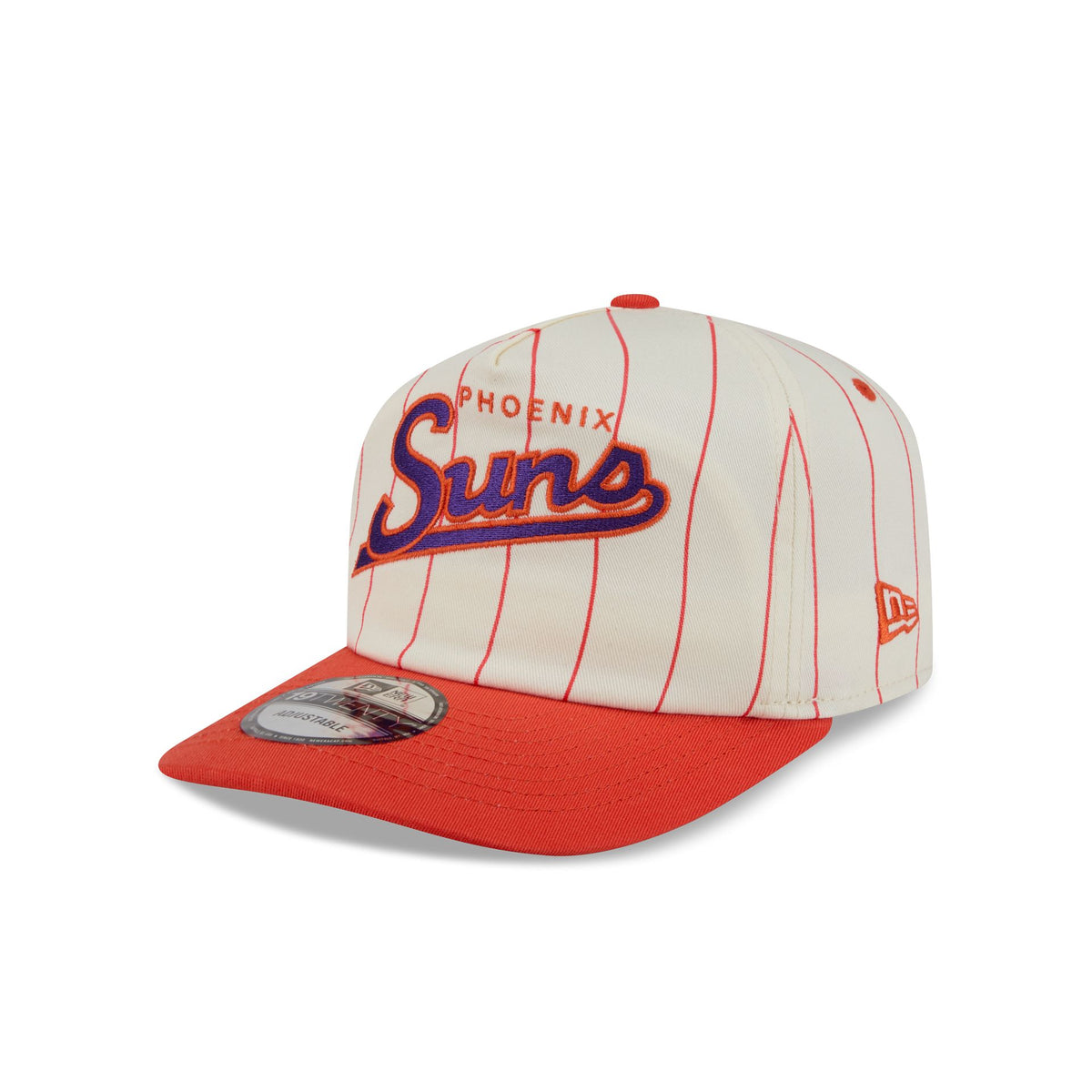 Phoenix Suns Chrome White Pinstripe 19TWENTY Snapback Hat