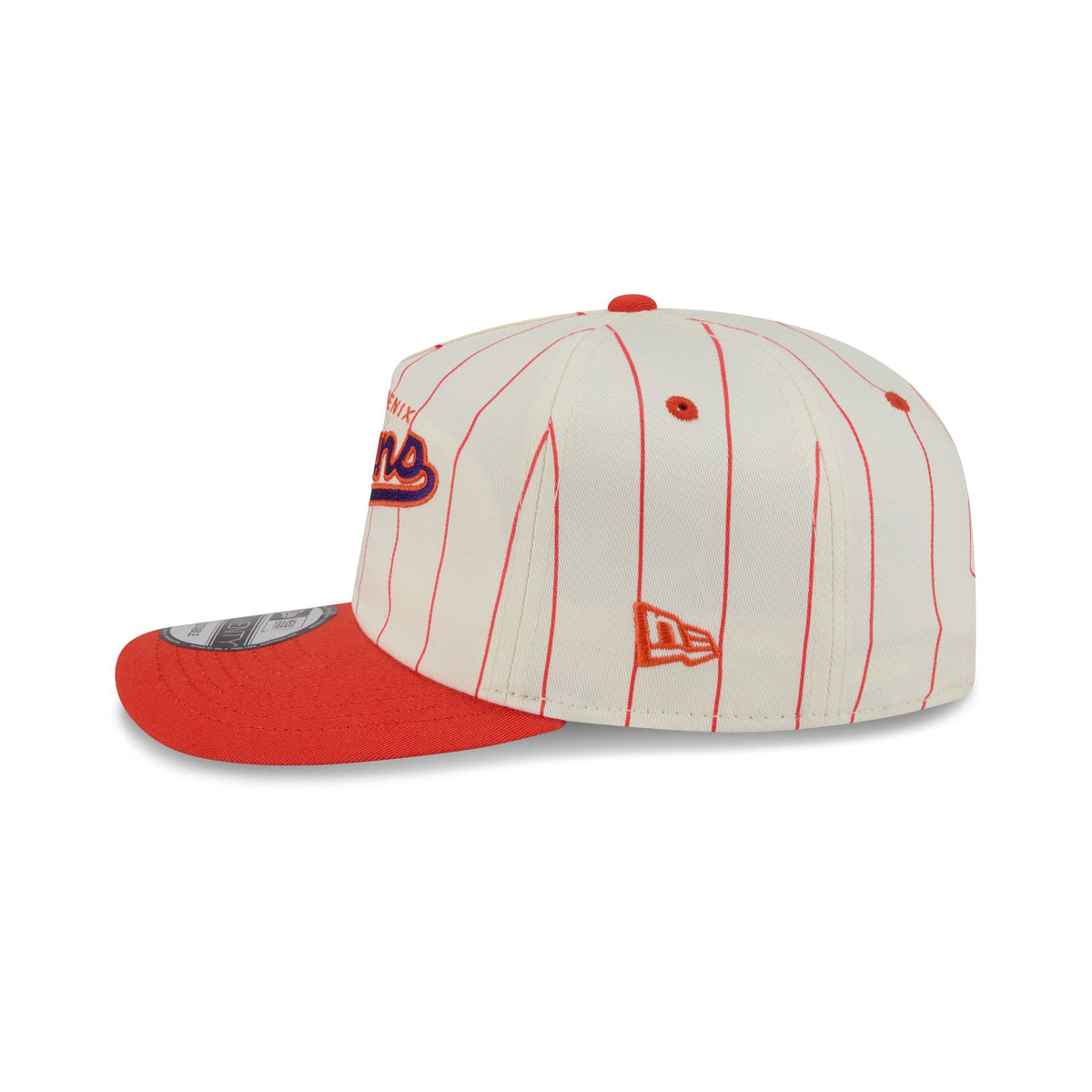 Phoenix Suns Chrome White Pinstripe 19TWENTY Snapback Hat