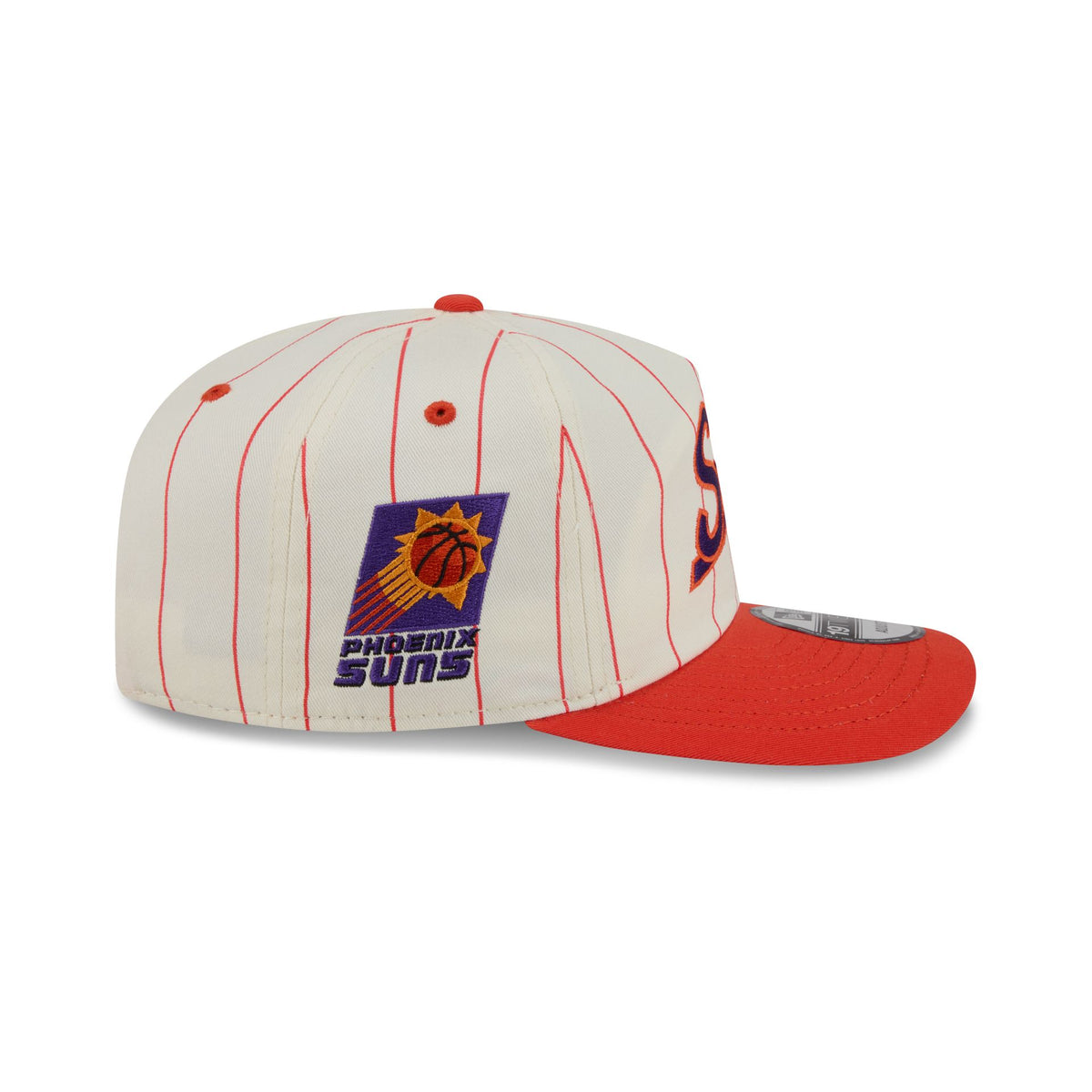 Phoenix Suns Chrome White Pinstripe 19TWENTY Snapback Hat