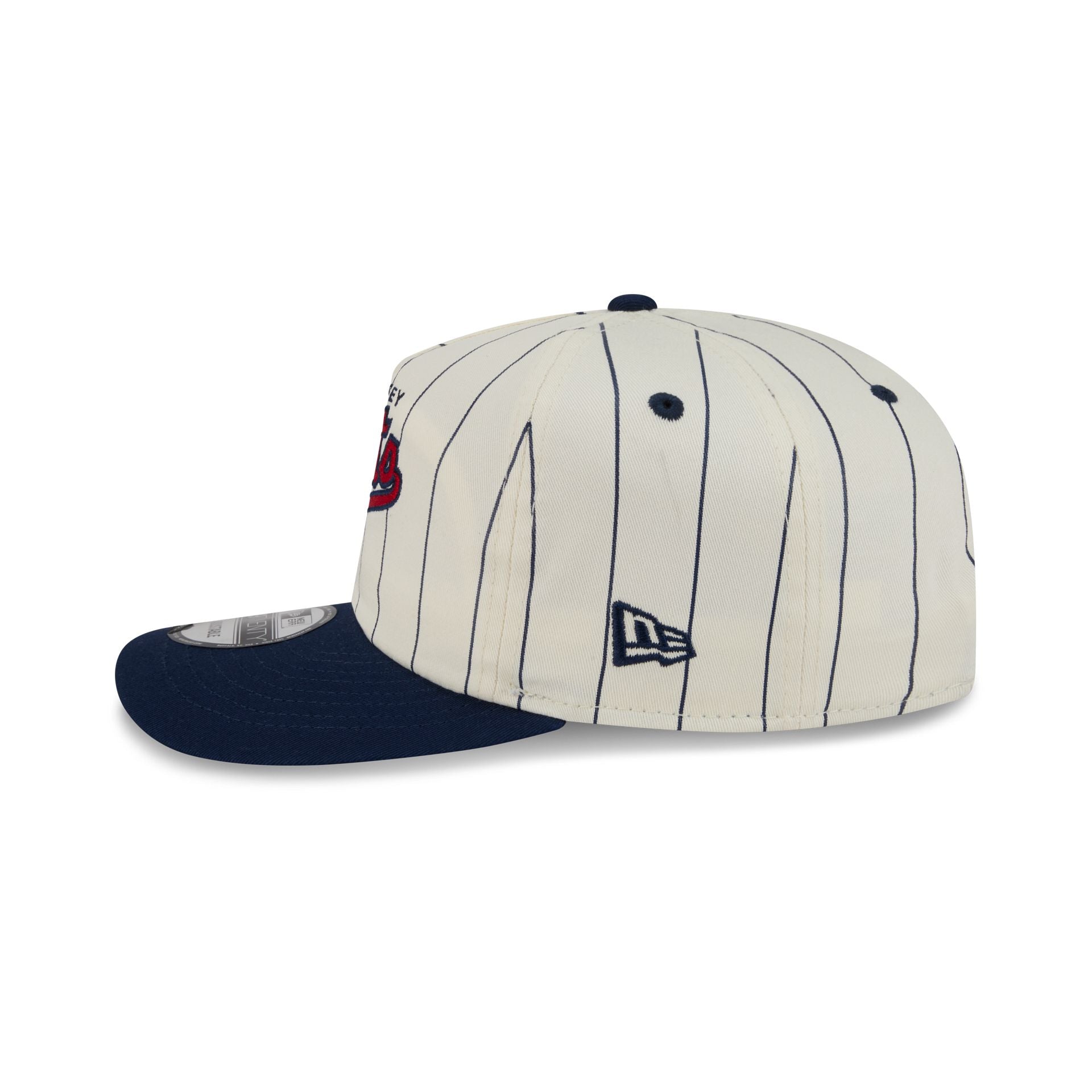 New Jersey Nets Chrome White Pinstripe 19TWENTY Snapback Hat